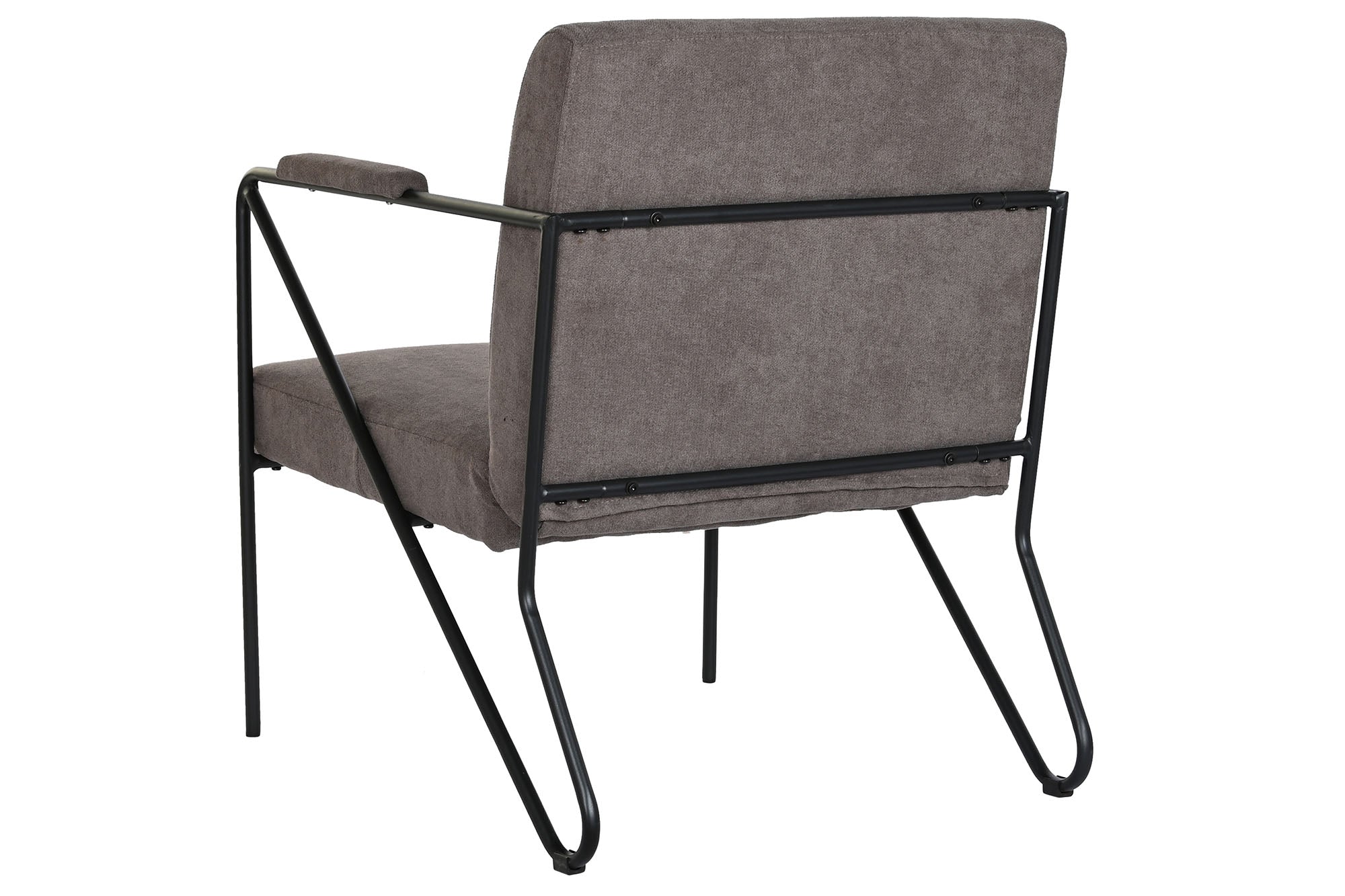 Polyester Metal Armchair 64X69.5X76 Gray