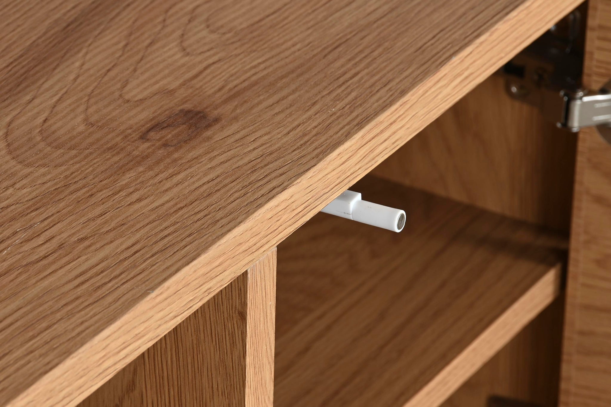 MDF Metal TV Cabinet 120x40x57 Natural