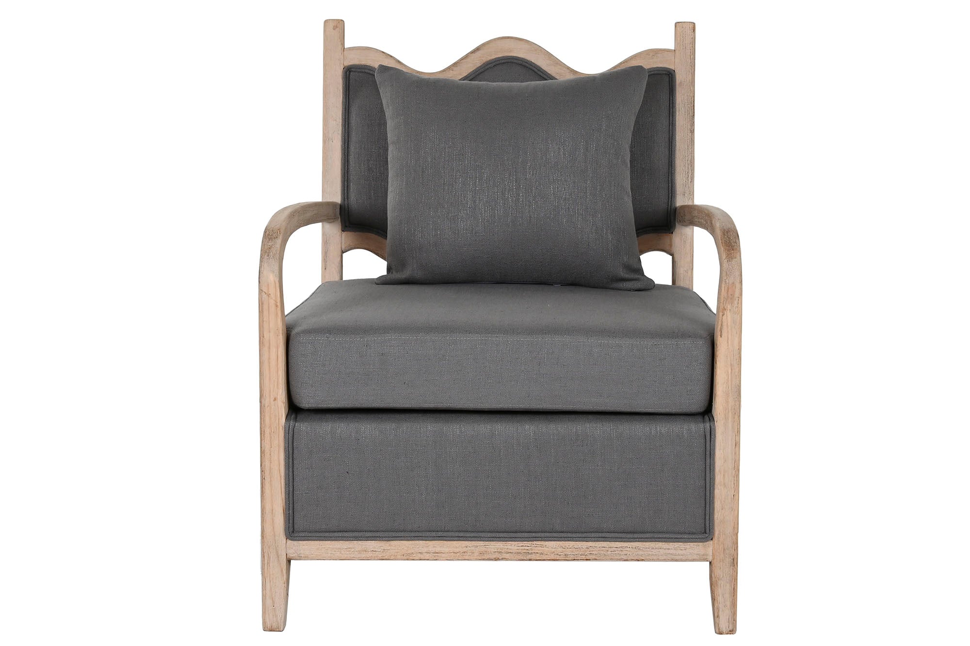 Fir Polyester Armchair 70X70X88 Dark Grey
