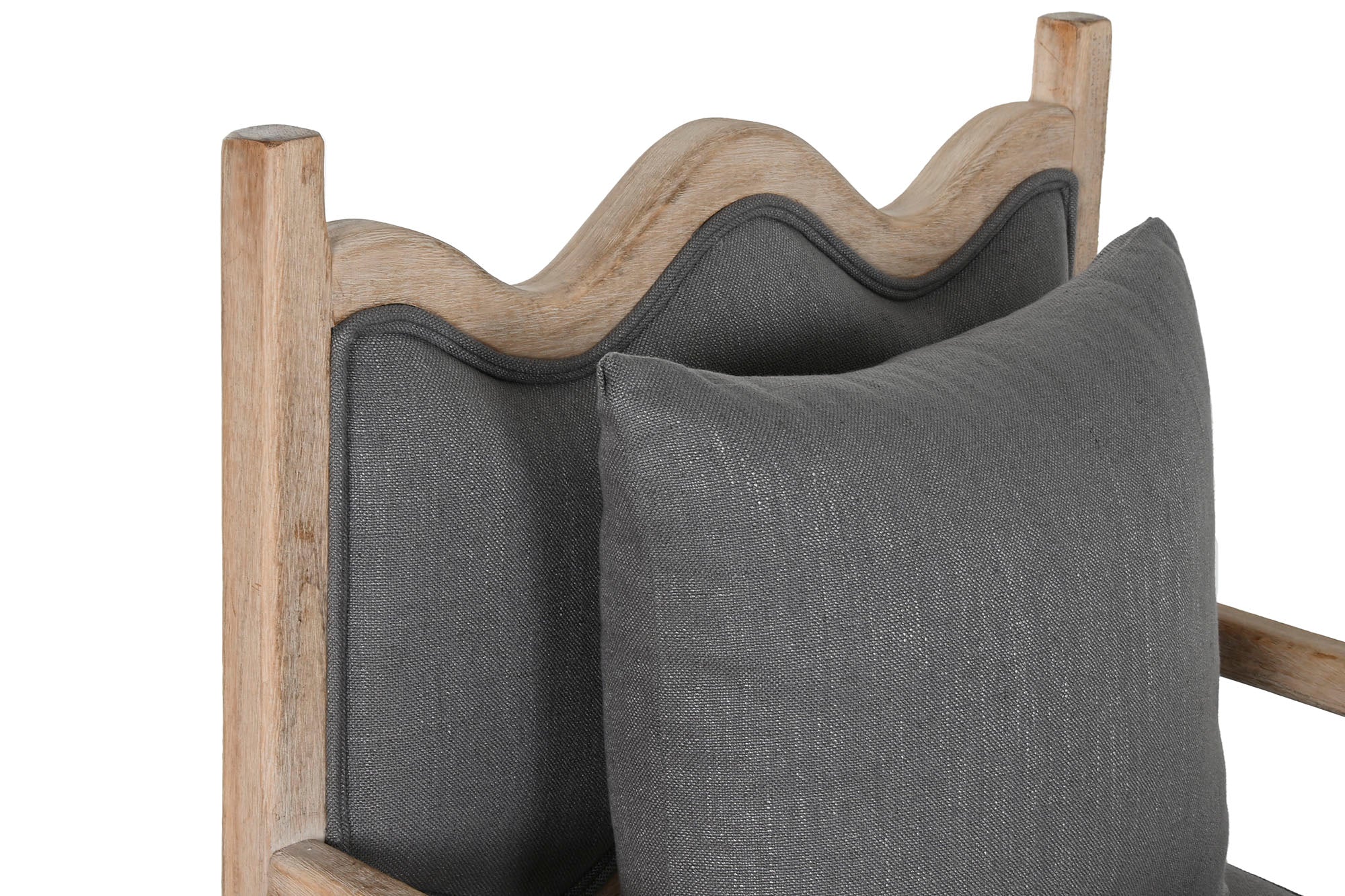 Fir Polyester Armchair 70X70X88 Dark Grey