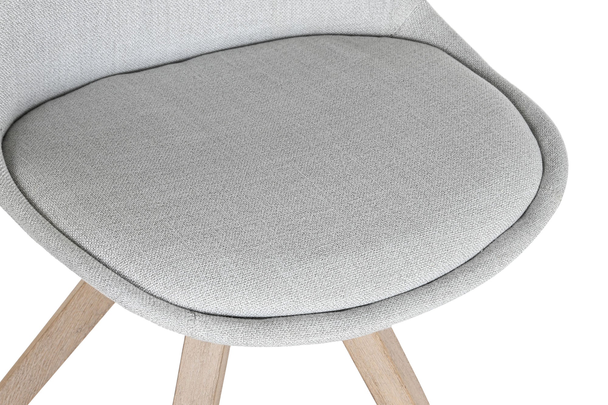 Polyester Oak Chair 48X55X84 Light Grey