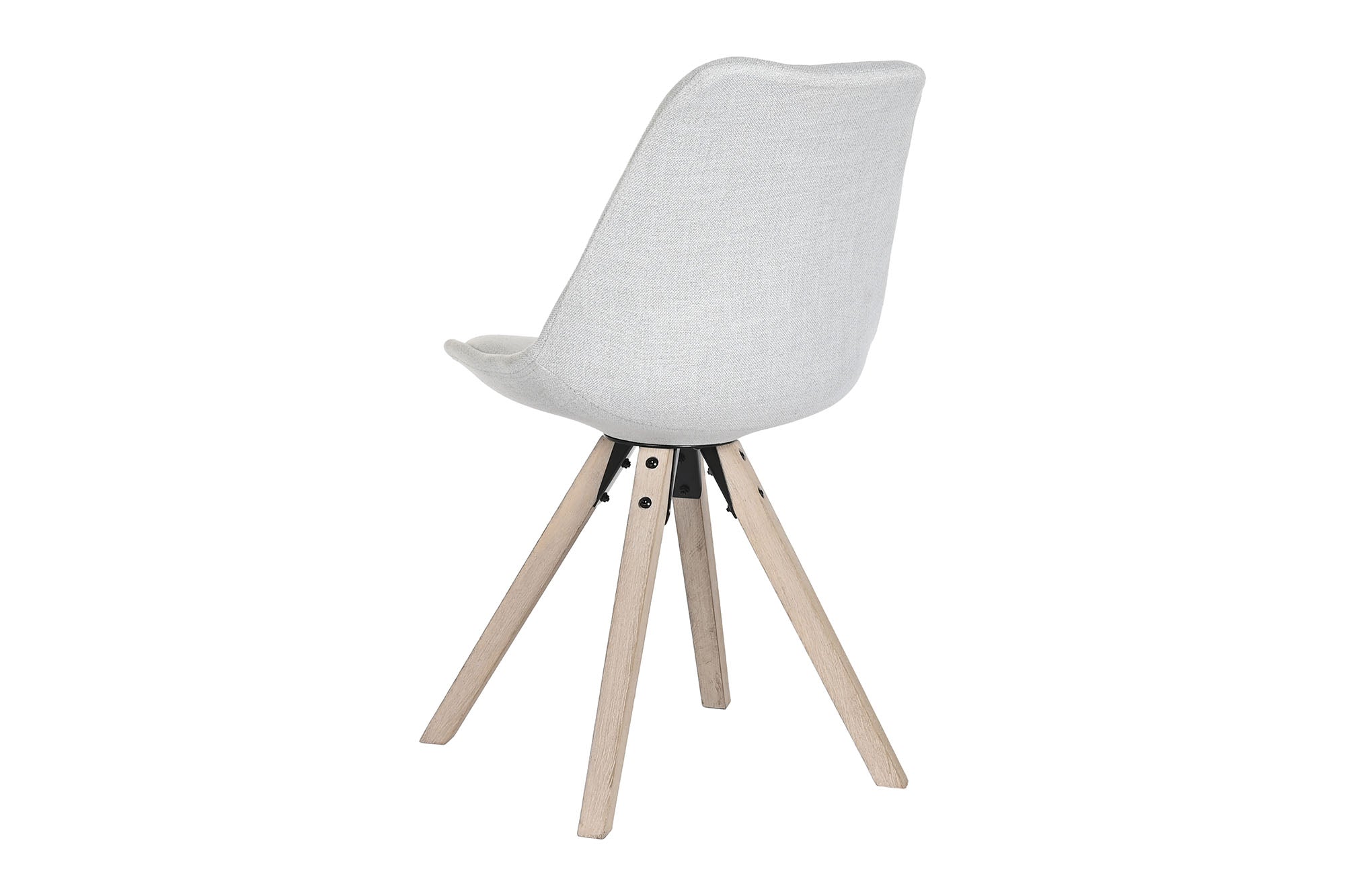 Silla Roble Poliester 48X55X84 Gris Claro