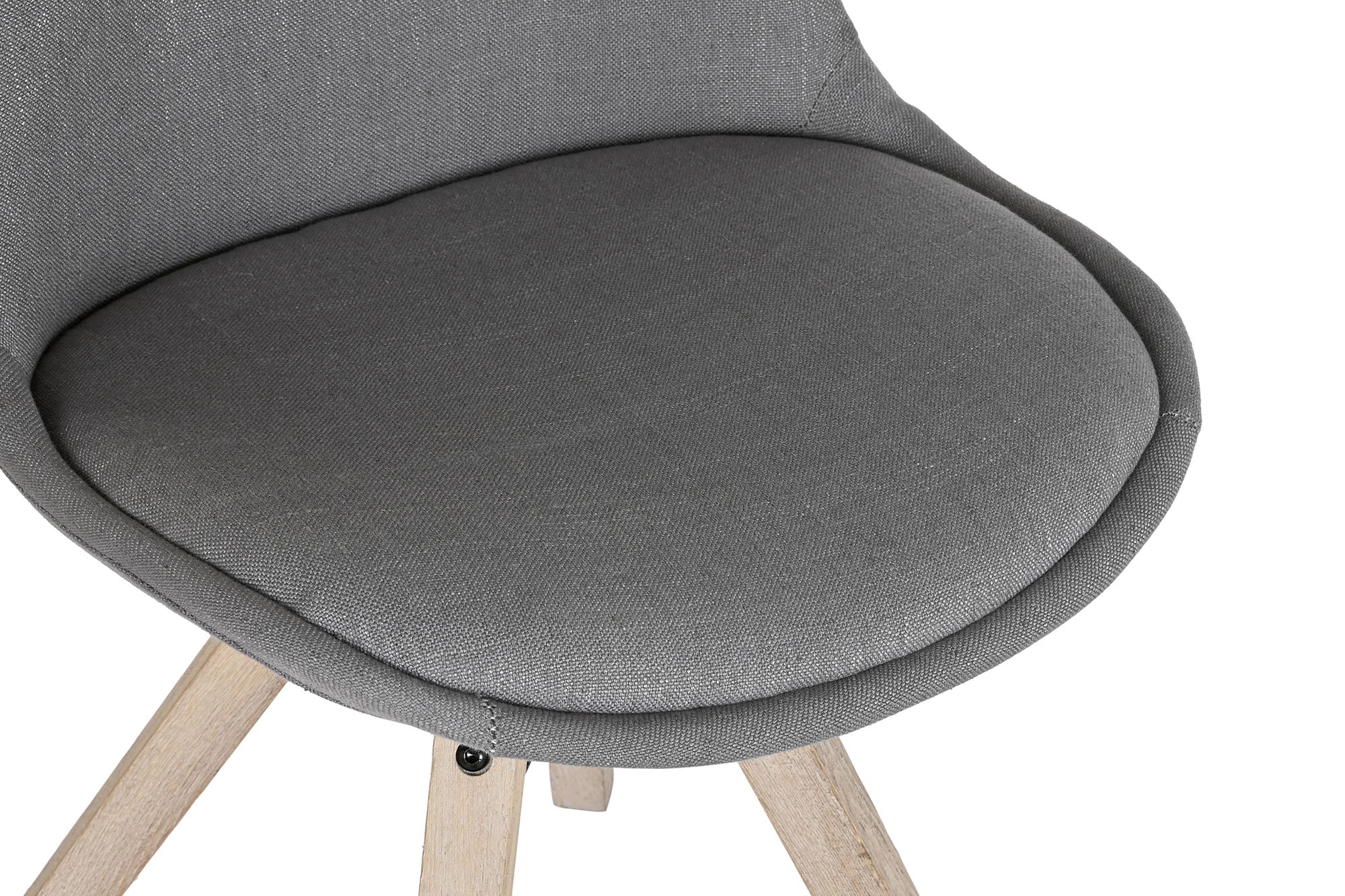 Polyester Oak Chair 48X44X84 Dark Grey