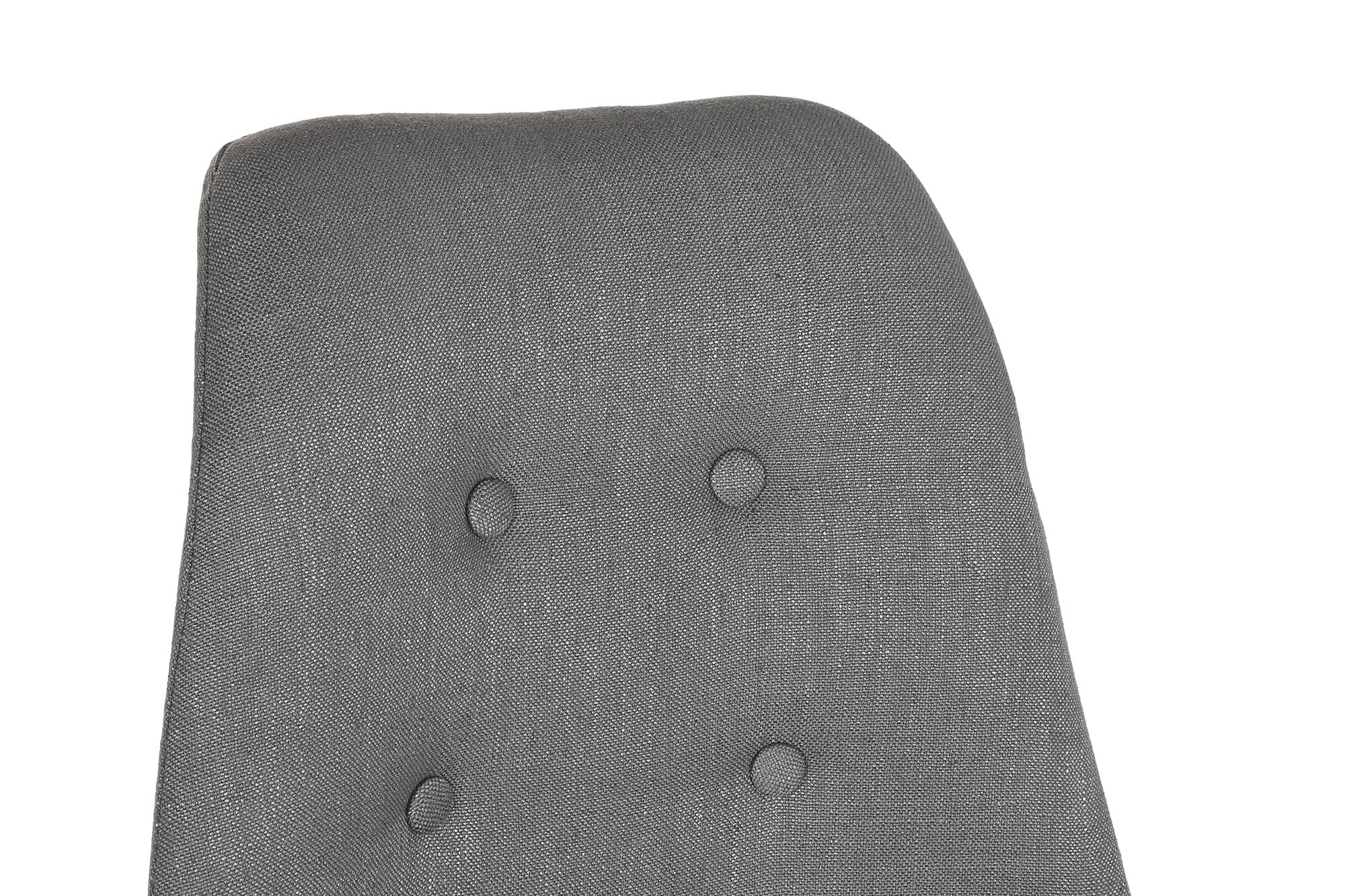 Polyester Oak Chair 48X44X84 Dark Grey