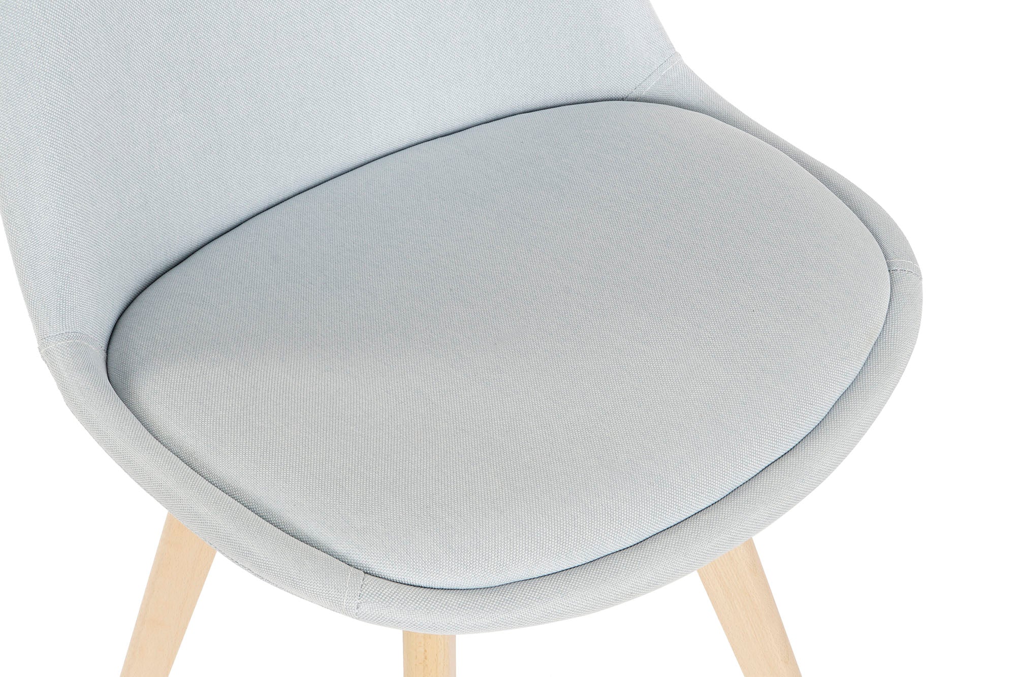 Polyester Beech Chair 48X56X83 Blue Padding