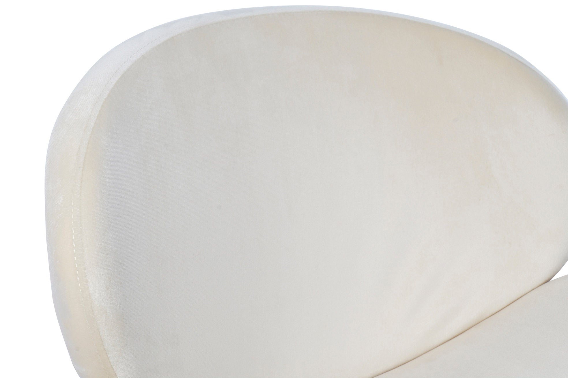 Silla Poliester Metal 63X57X73 Terciopelo Beige
