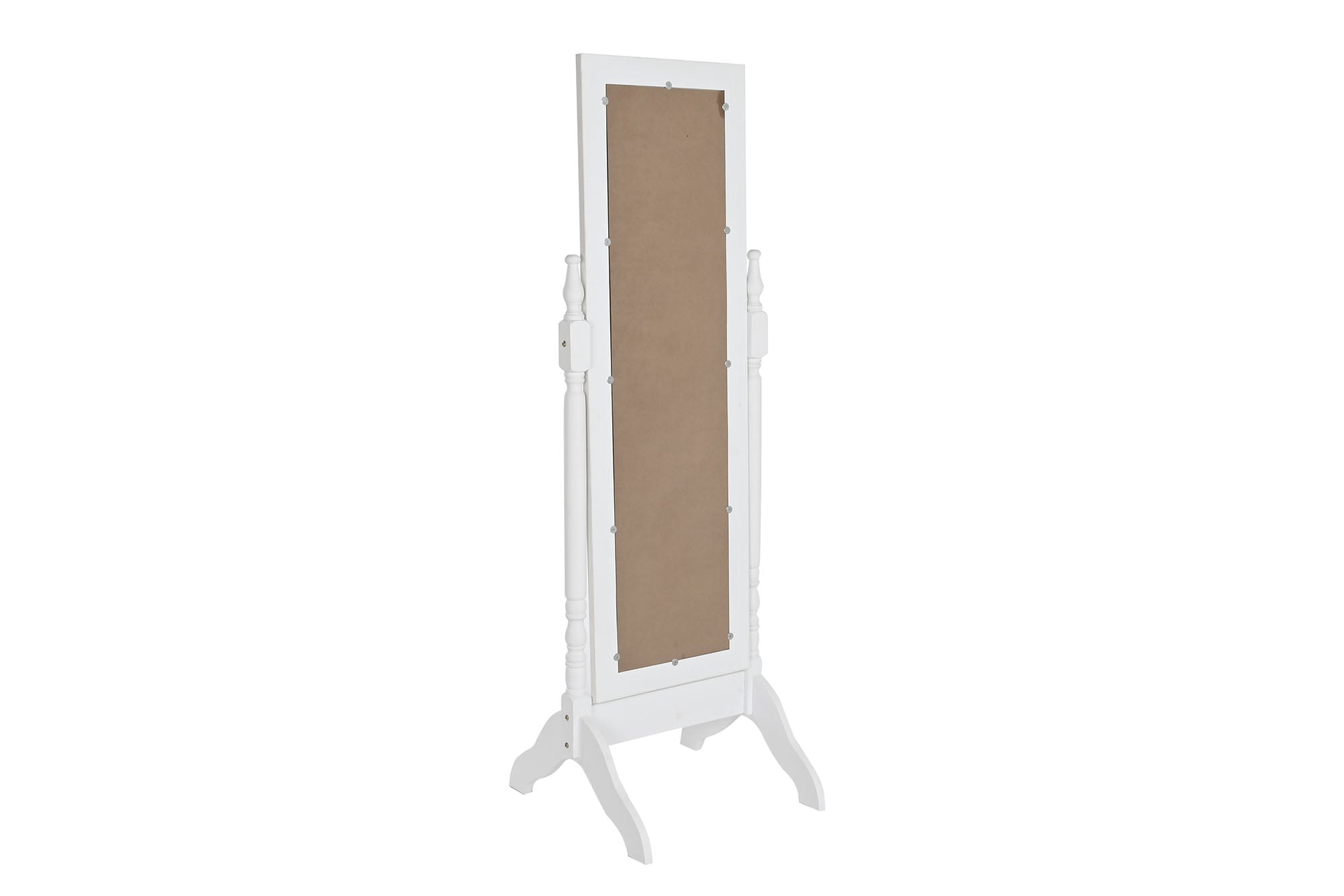 Espejo Vestidor Mdf Espejo 50X50X157 Blanco