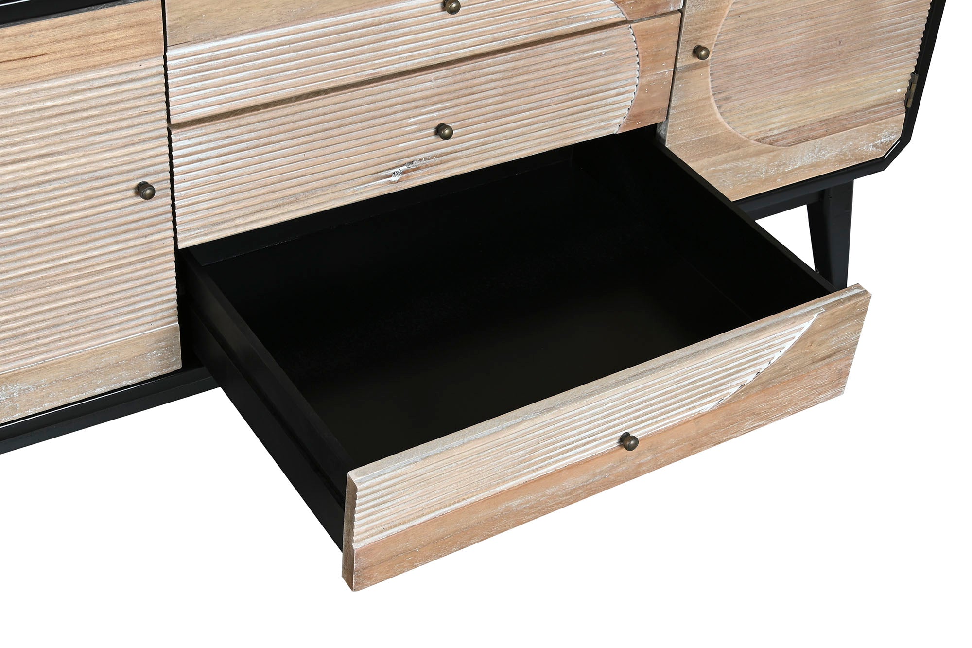 Móvel de TV de madeira 120x50x58 preto
