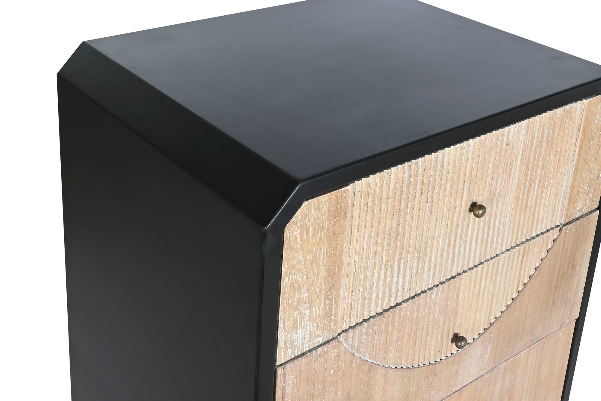 Chifonier Madera 48,3X35X100 Negro