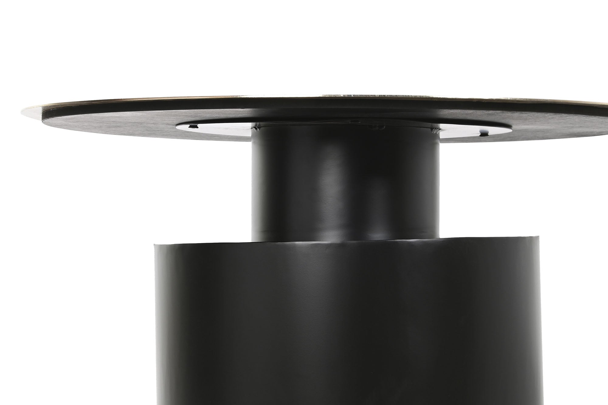 Iron Side Table 76x76x46 Gold