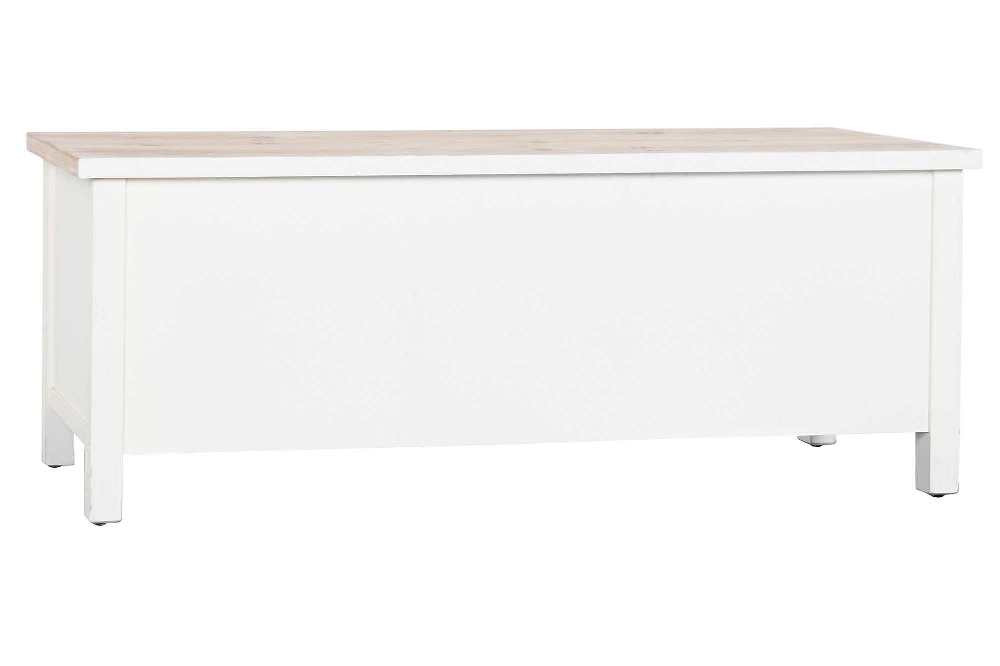 Mueble Tv Abeto Mdf 120X40X45 Blanco