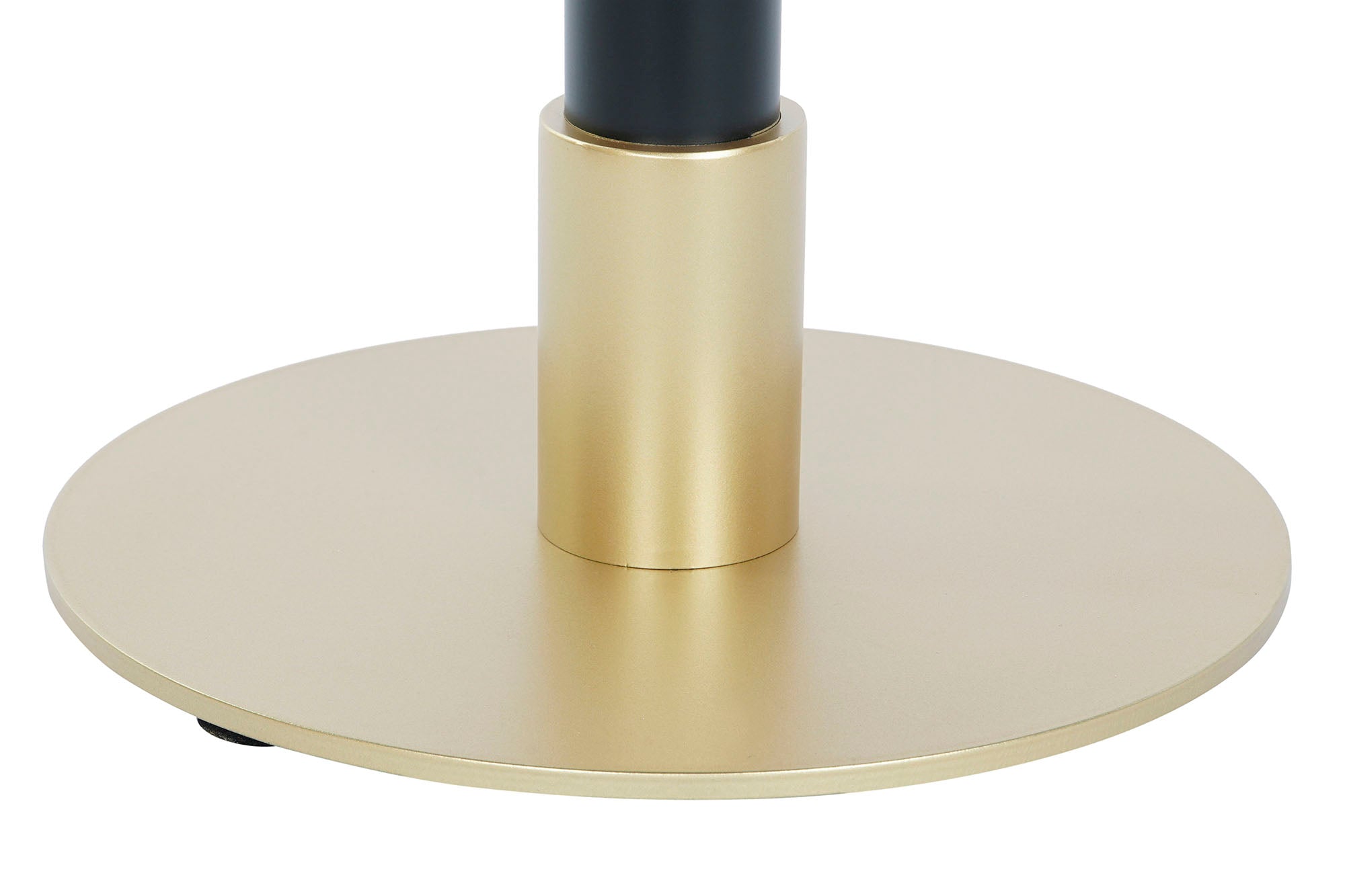 Metal Marble Side Table 45x45x51 Black