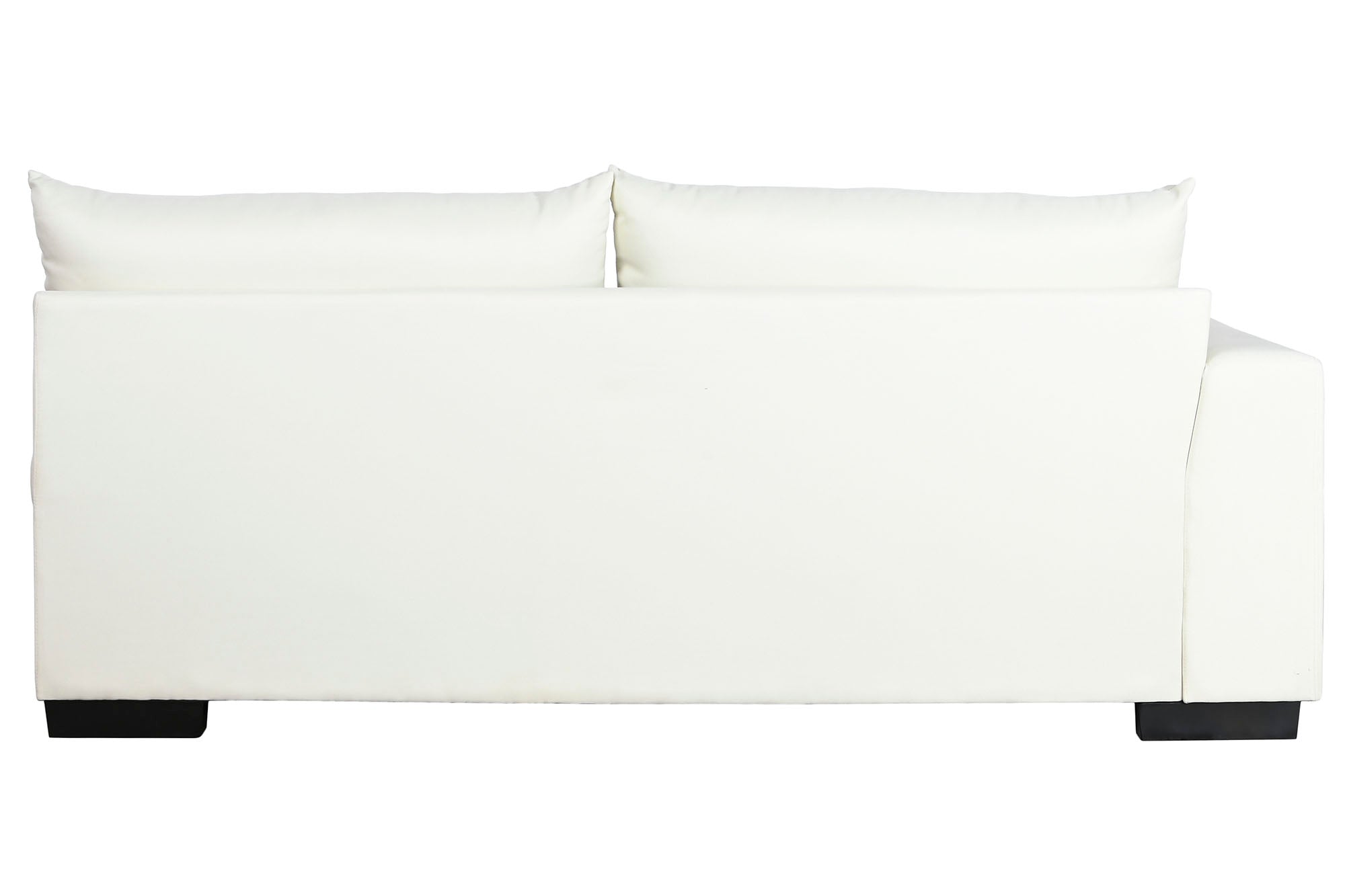 Sofa Poliester Madera 386X218X88 Crema