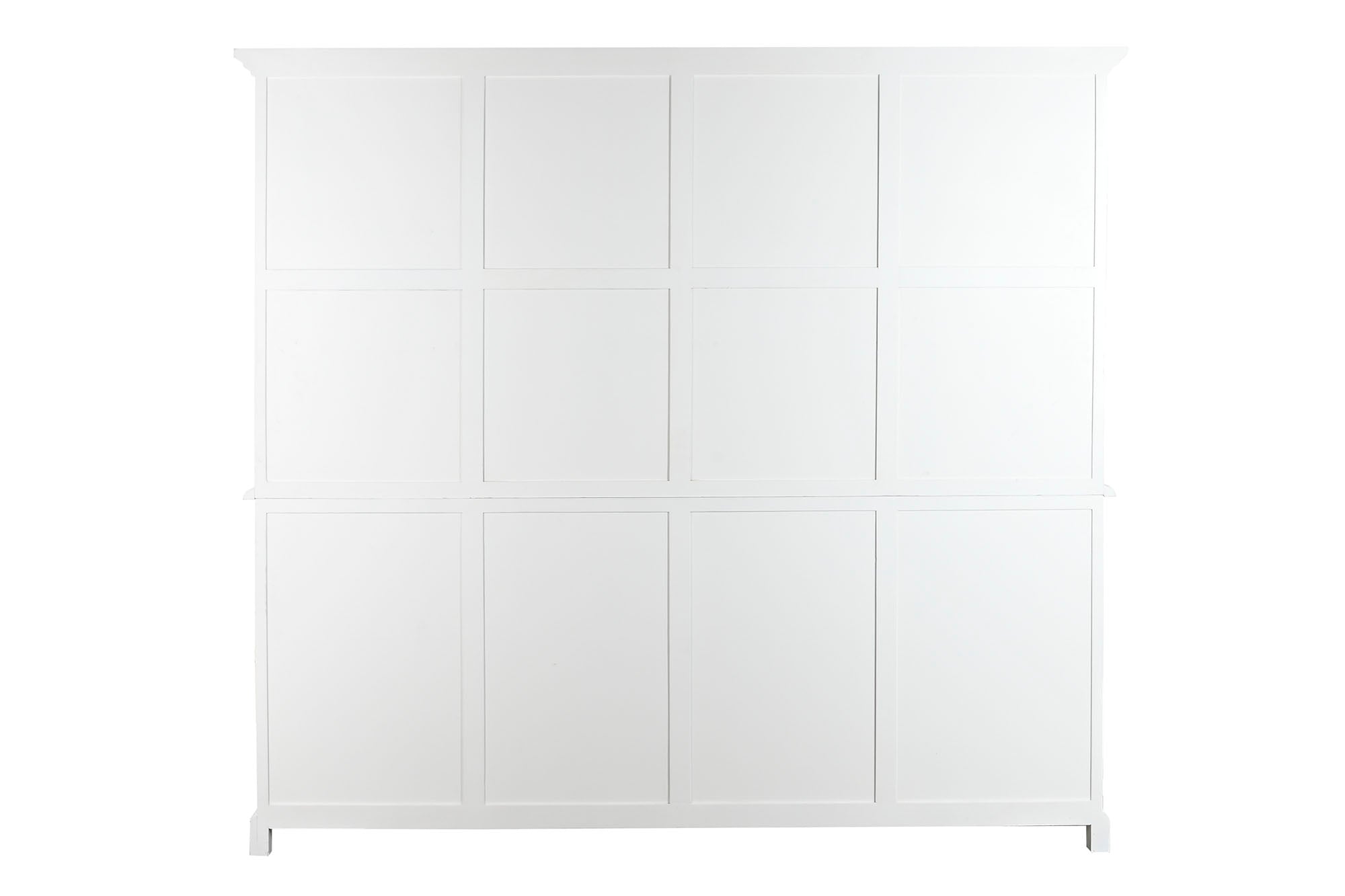 Vitrina Mdf Cristal 218,4X40,6X203 Blanco