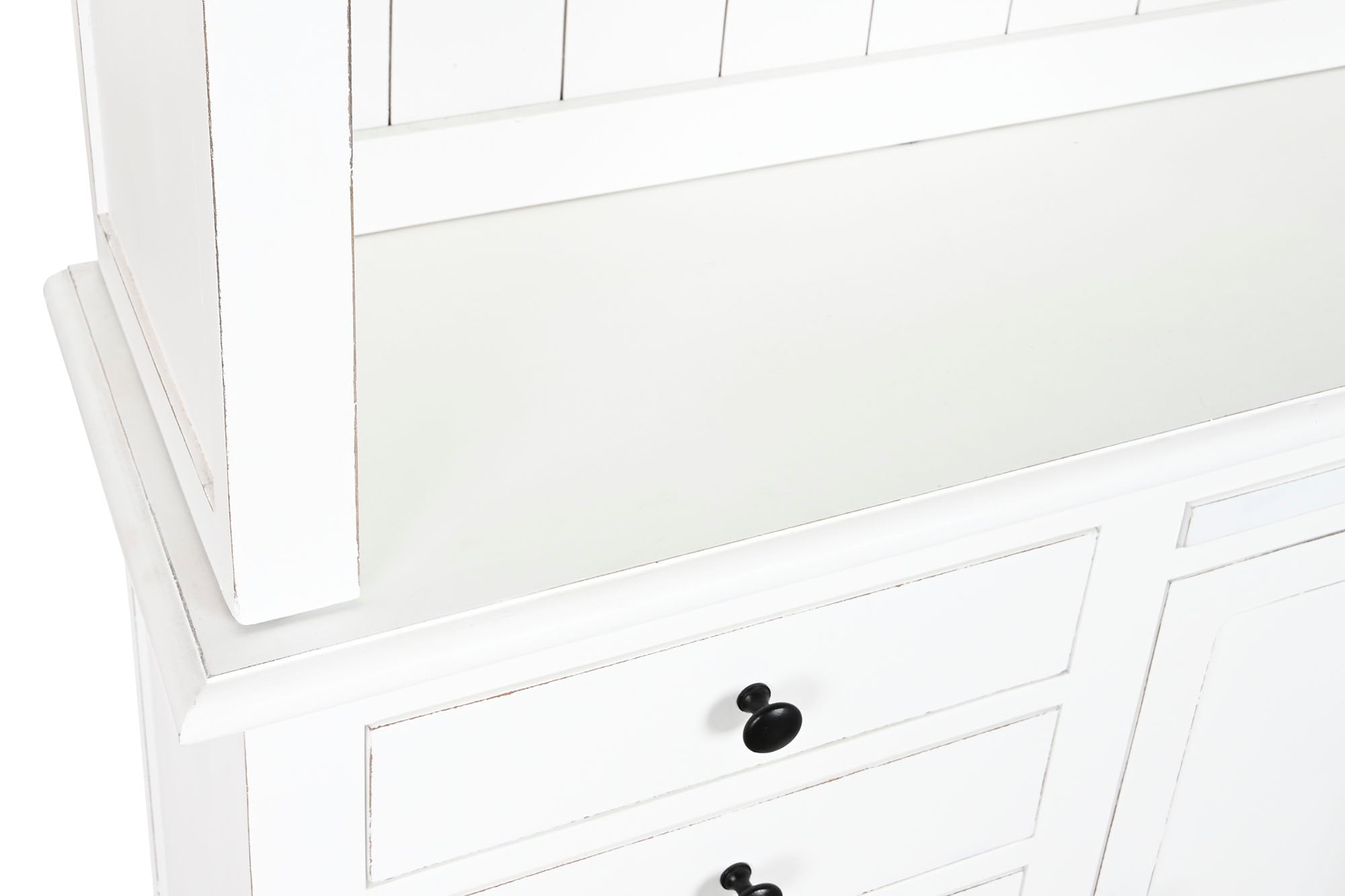 Estanteria Mdf 137X38X234 Escalera Blanco