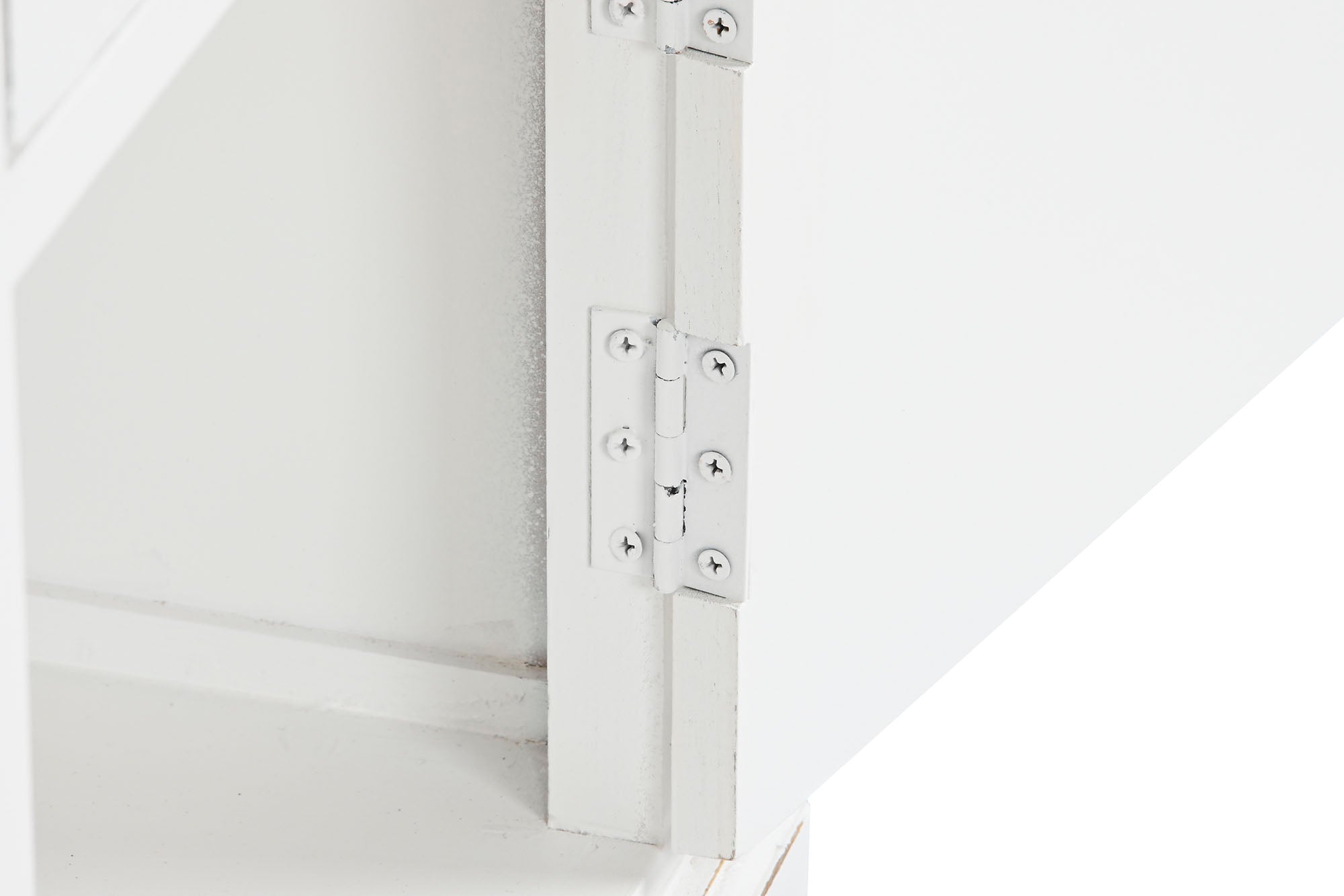 Estanteria Mdf 137X38X234 Escalera Blanco