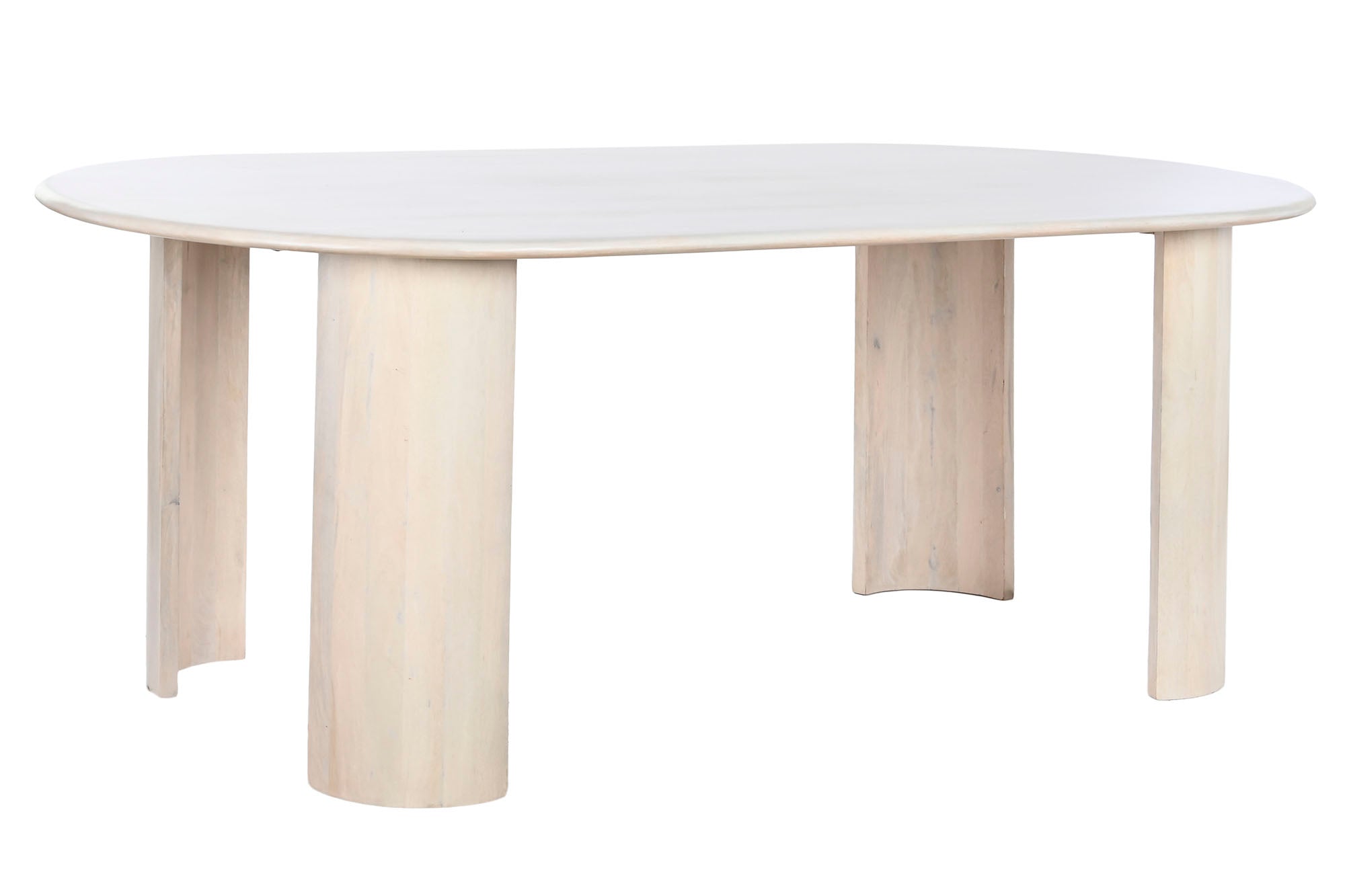 Mesa Comedor Mango 200X100X76 46,70 Blanco