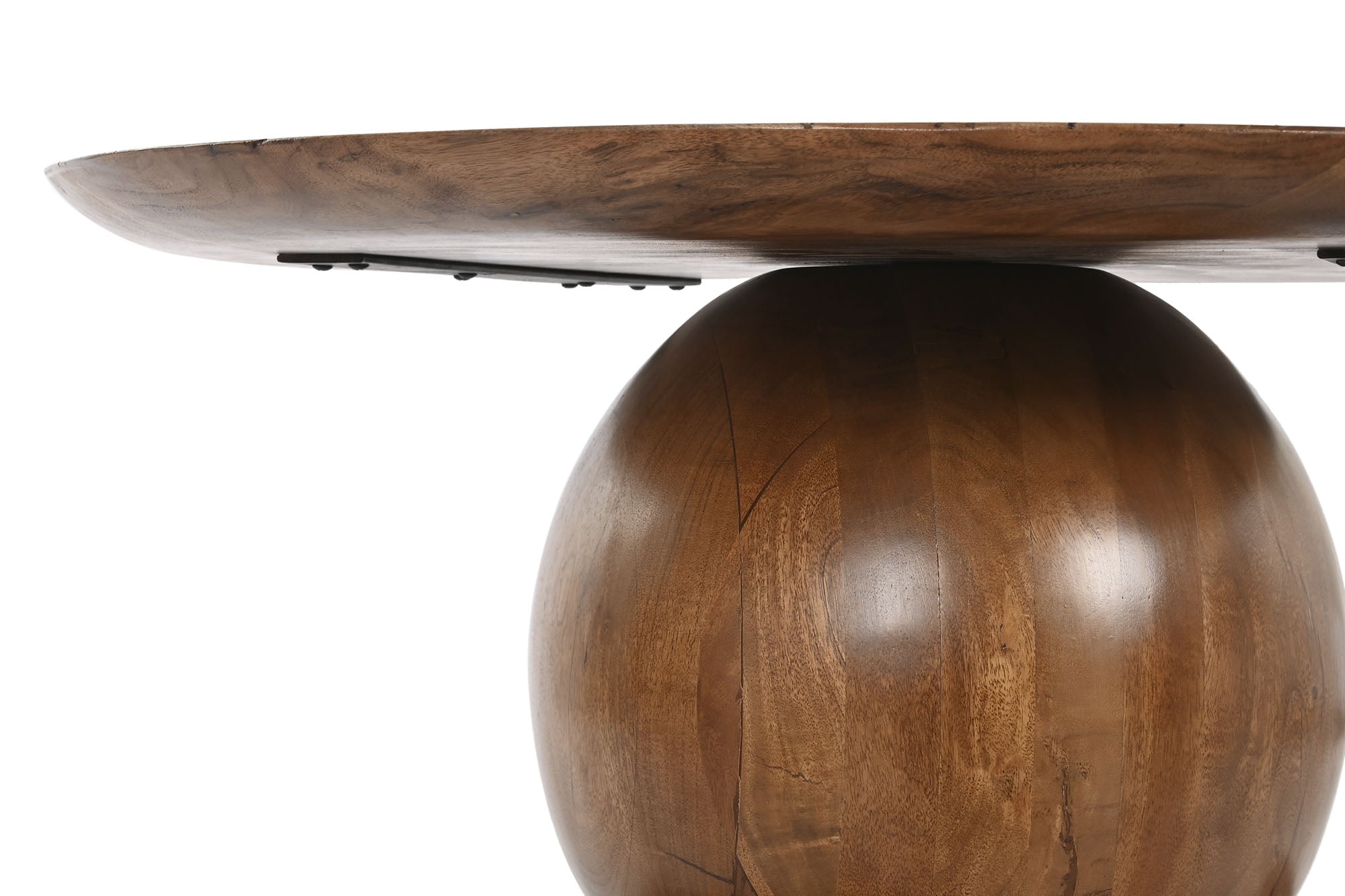 Mesa de Centro Acacia 80X80X38 34,30 Marrom Escuro