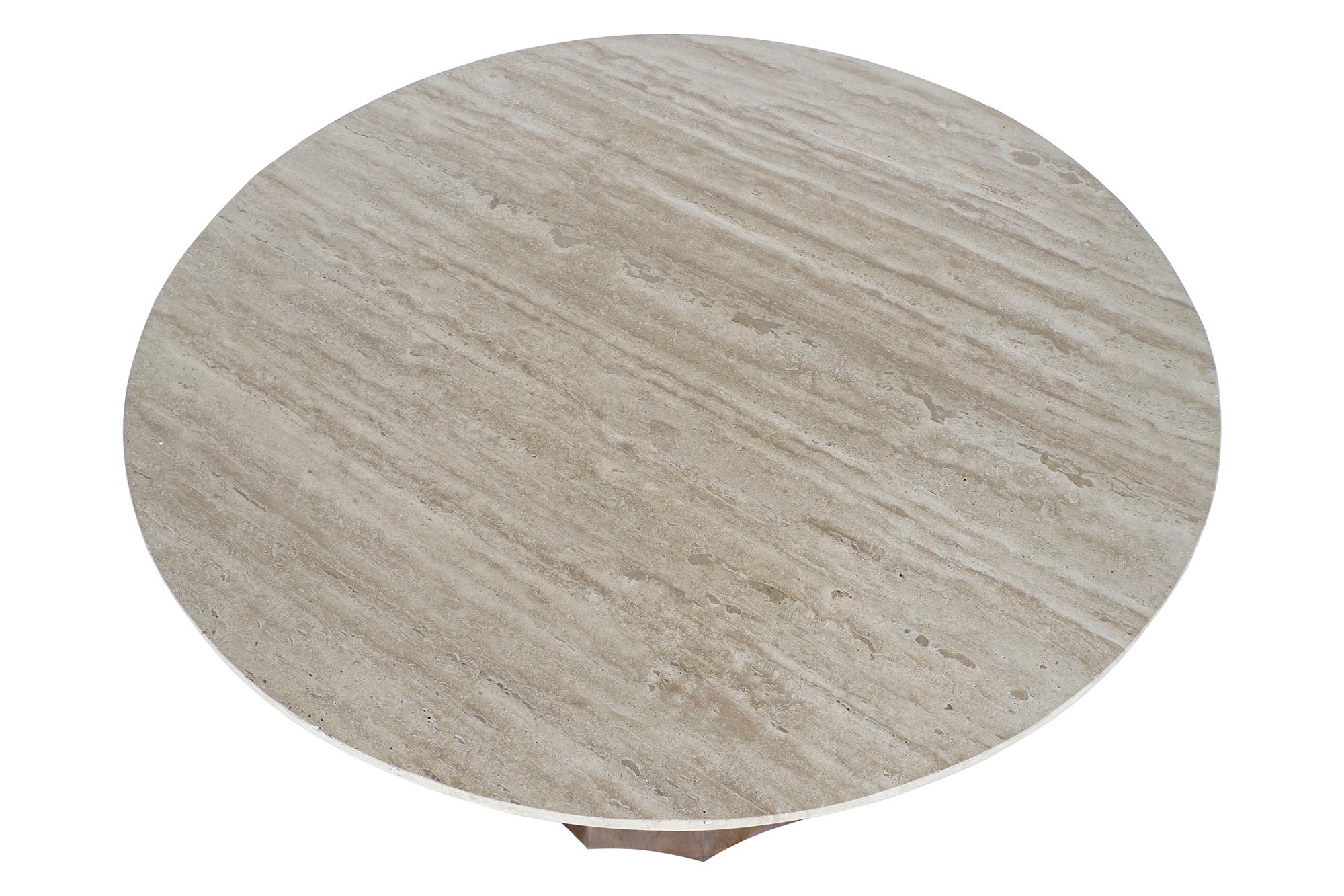 Mesa Comedor Mango Marmol 120X120X78 Beige