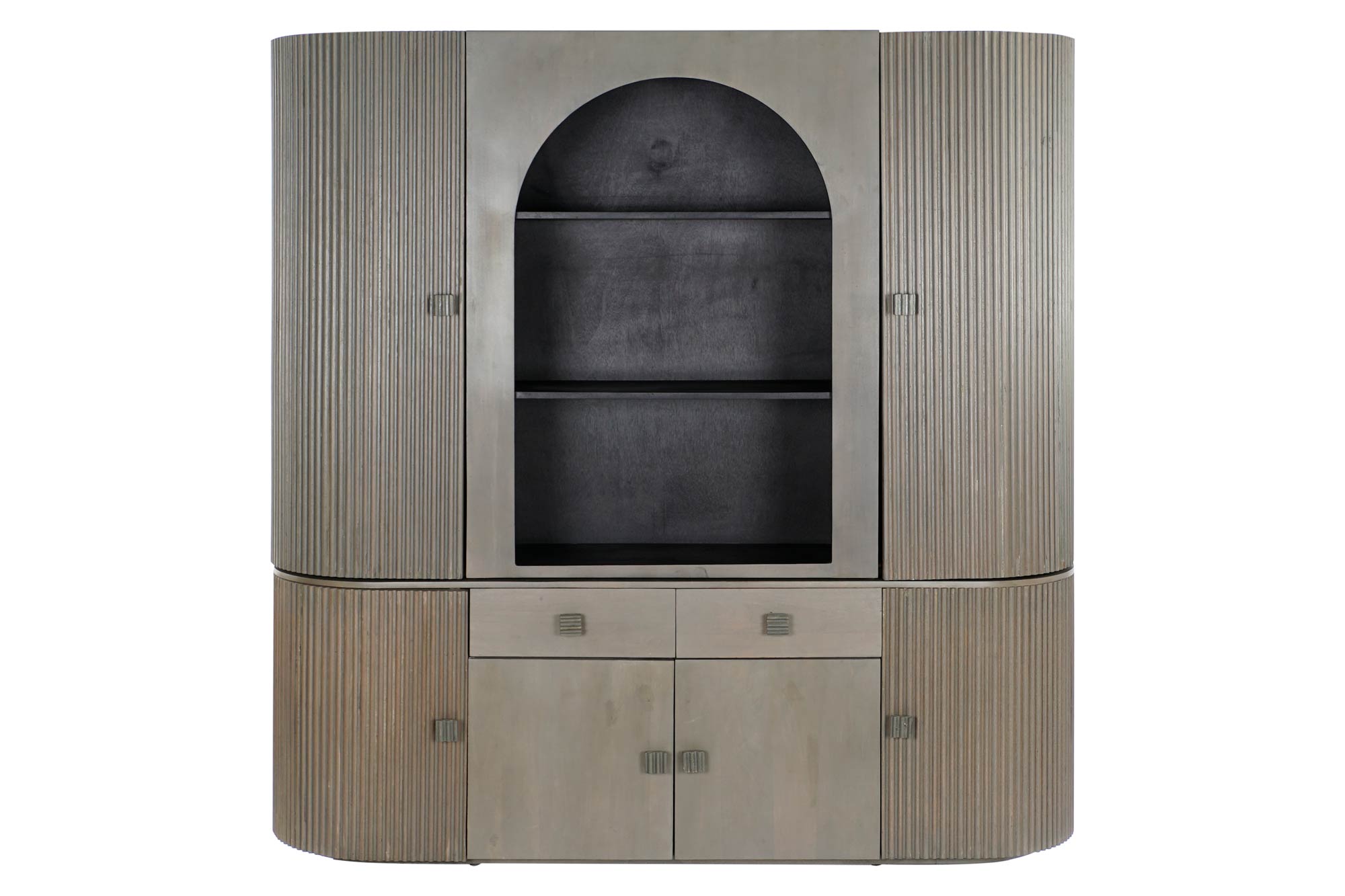 Vitrine de Cristal Jamun 177X40X180 Cinza