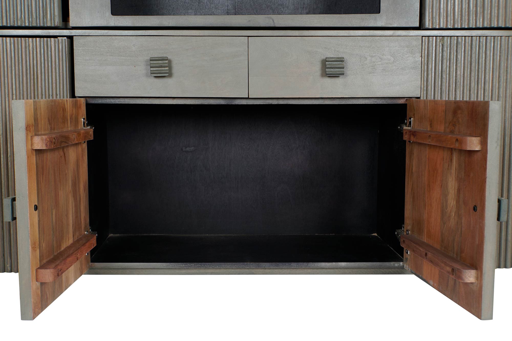 Vitrine de Cristal Jamun 177X40X180 Cinza