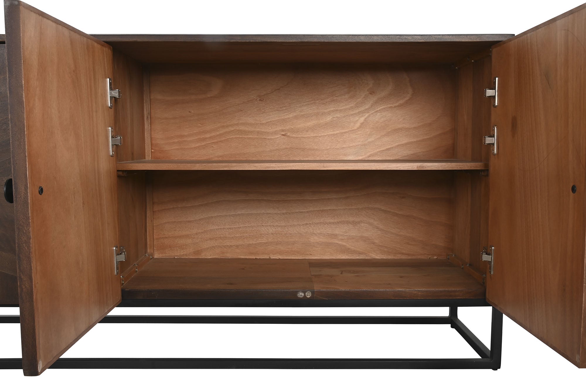 Buffet de madeira Jamun 177X38X75 59,00 marrom escuro