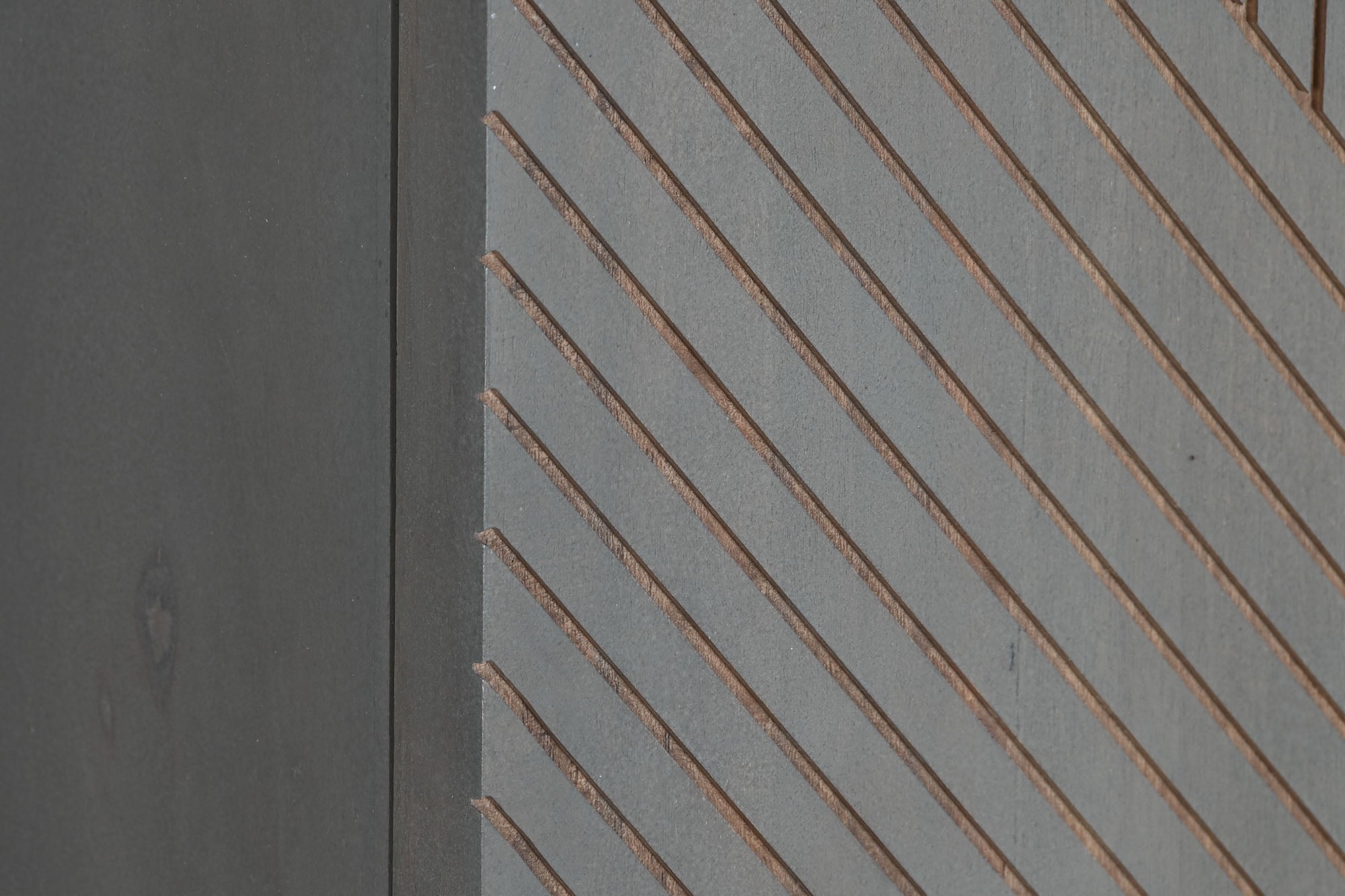 Armario Madera Jamun 70X38X140 Gris Oscuro