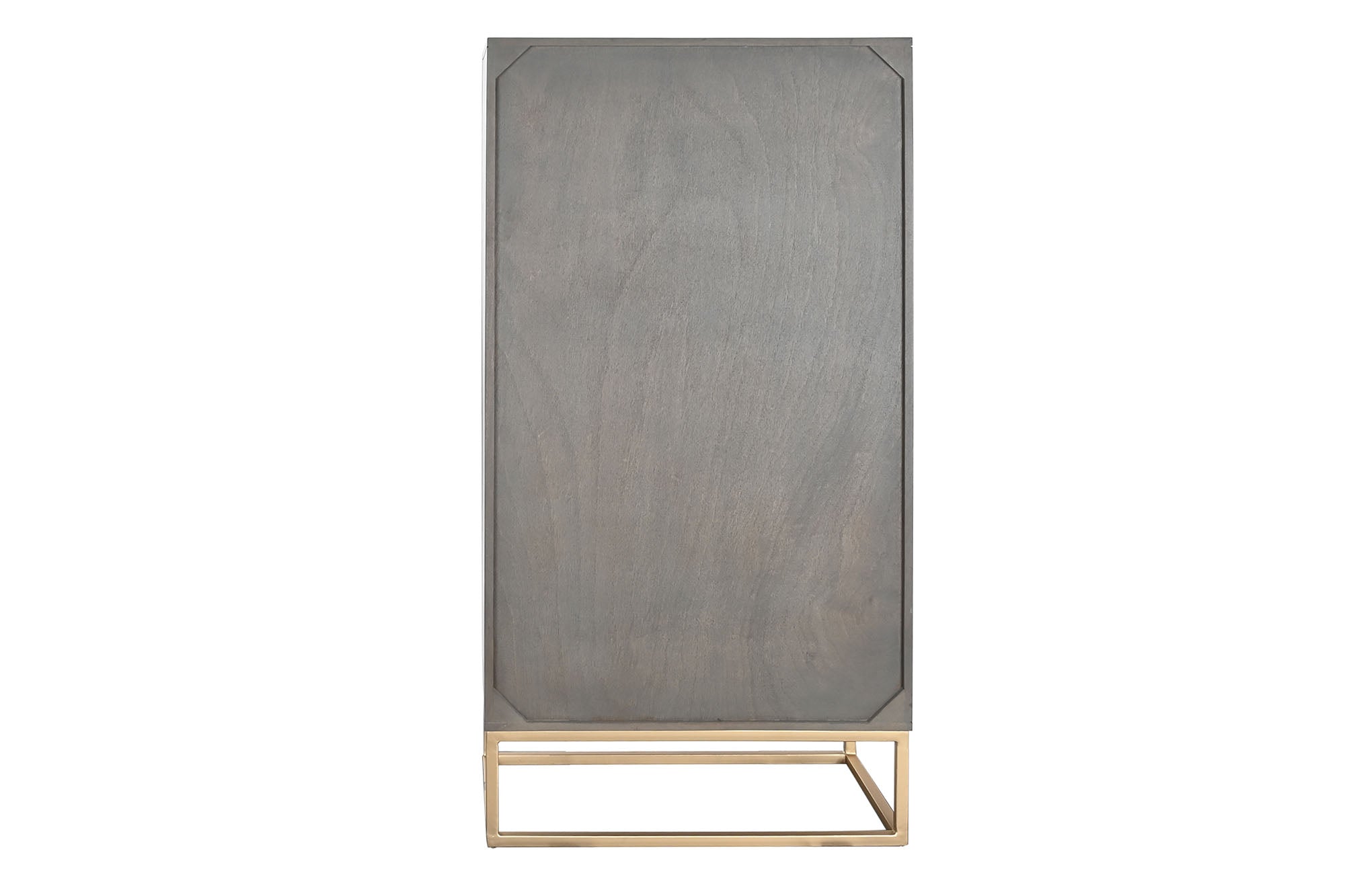 Guarda-roupa de madeira Jamun 70X38X140 Cinza Escuro