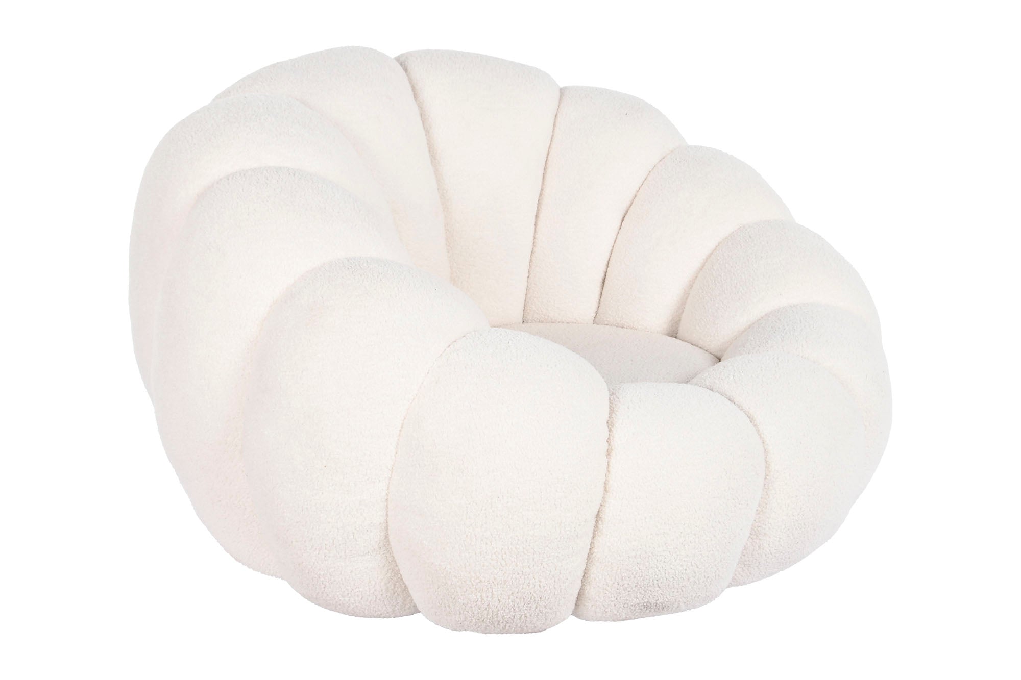 Sillon Poliester 98X97X62 Giratorio Borreguito