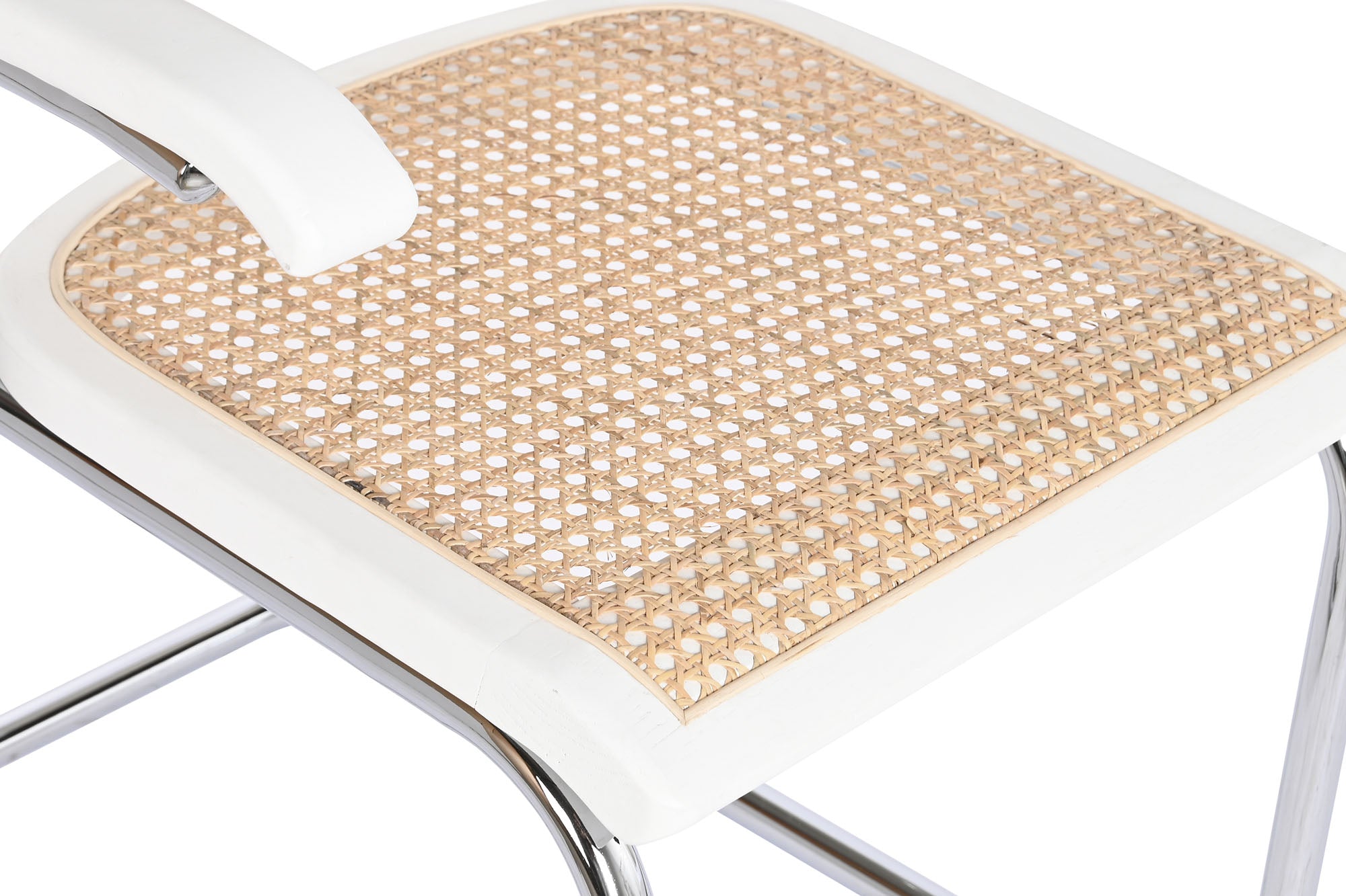 Elm Rattan Chair 65.5x62x79 White