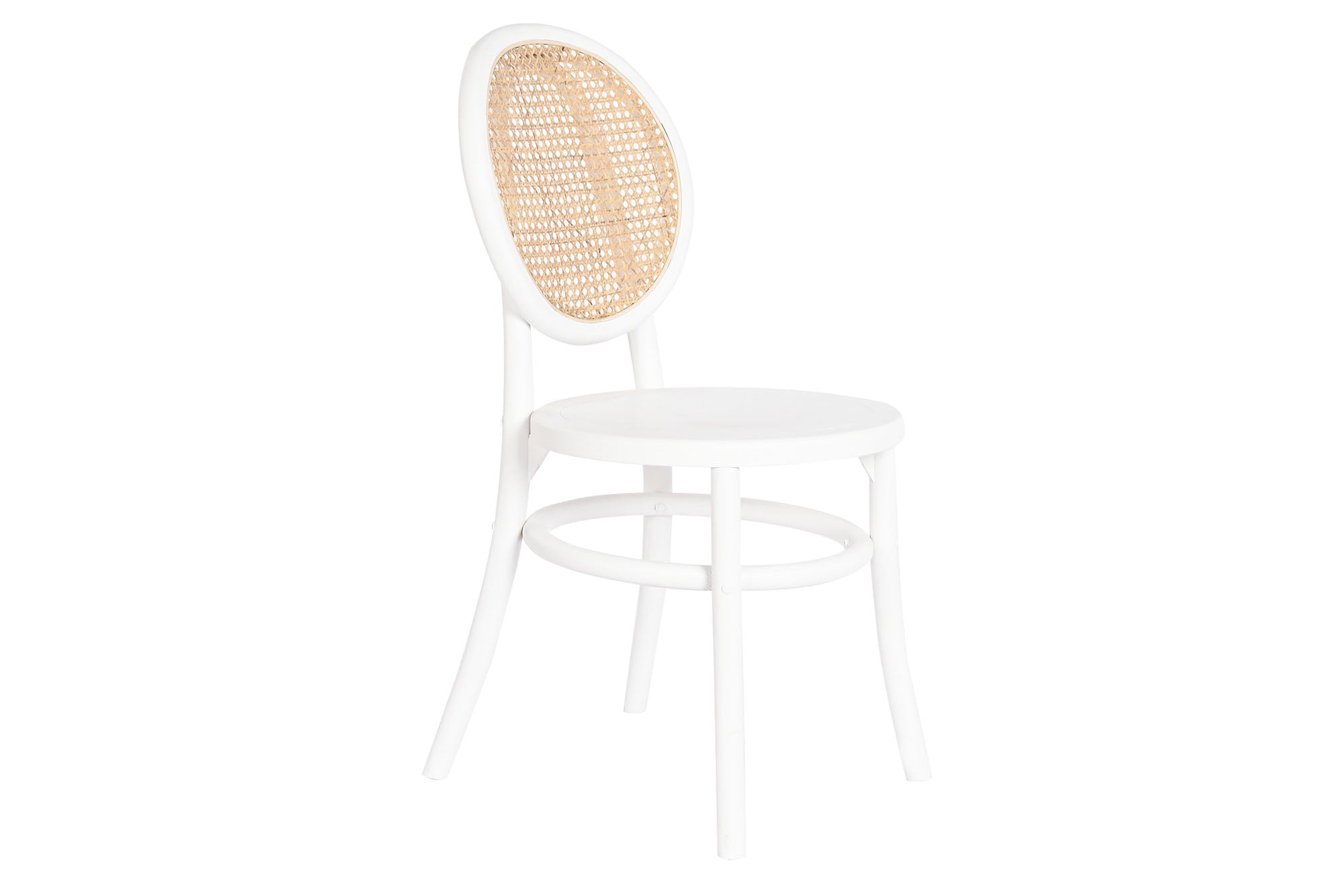 Silla Olmo Ratan 43X43X89 Rejilla Blanco