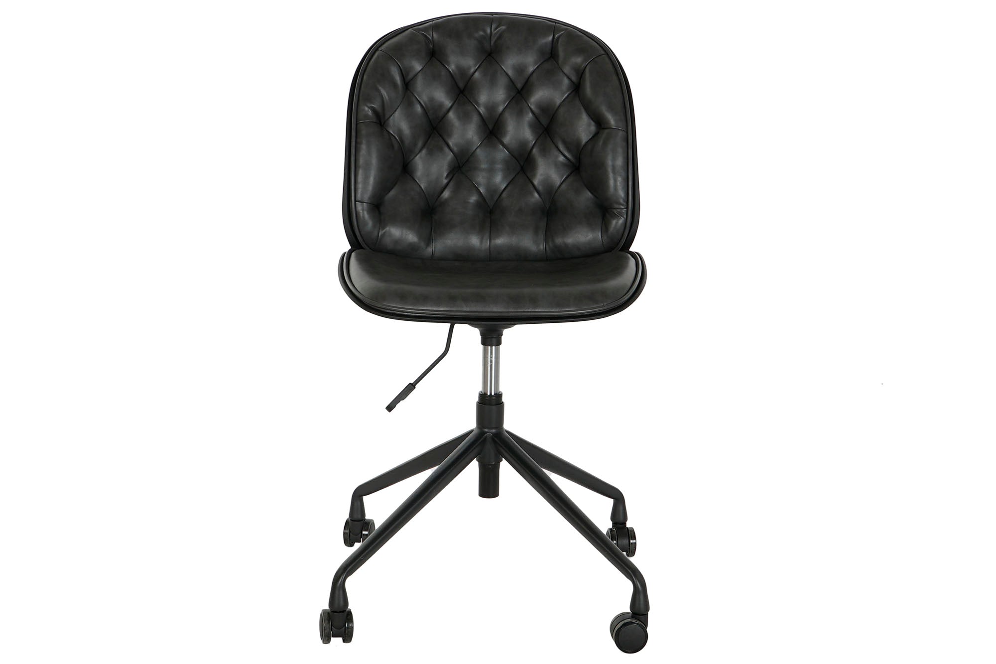PP Metal Chair 47.5X57.5X83 89 Wheels Black