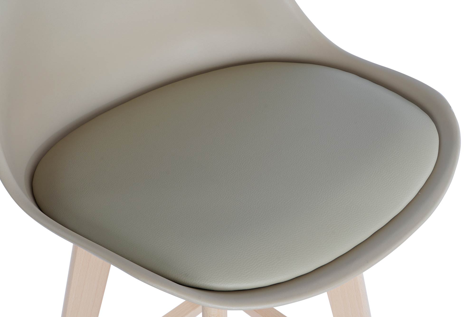 Taburete Haya Pu 48,5X55X109 Beige