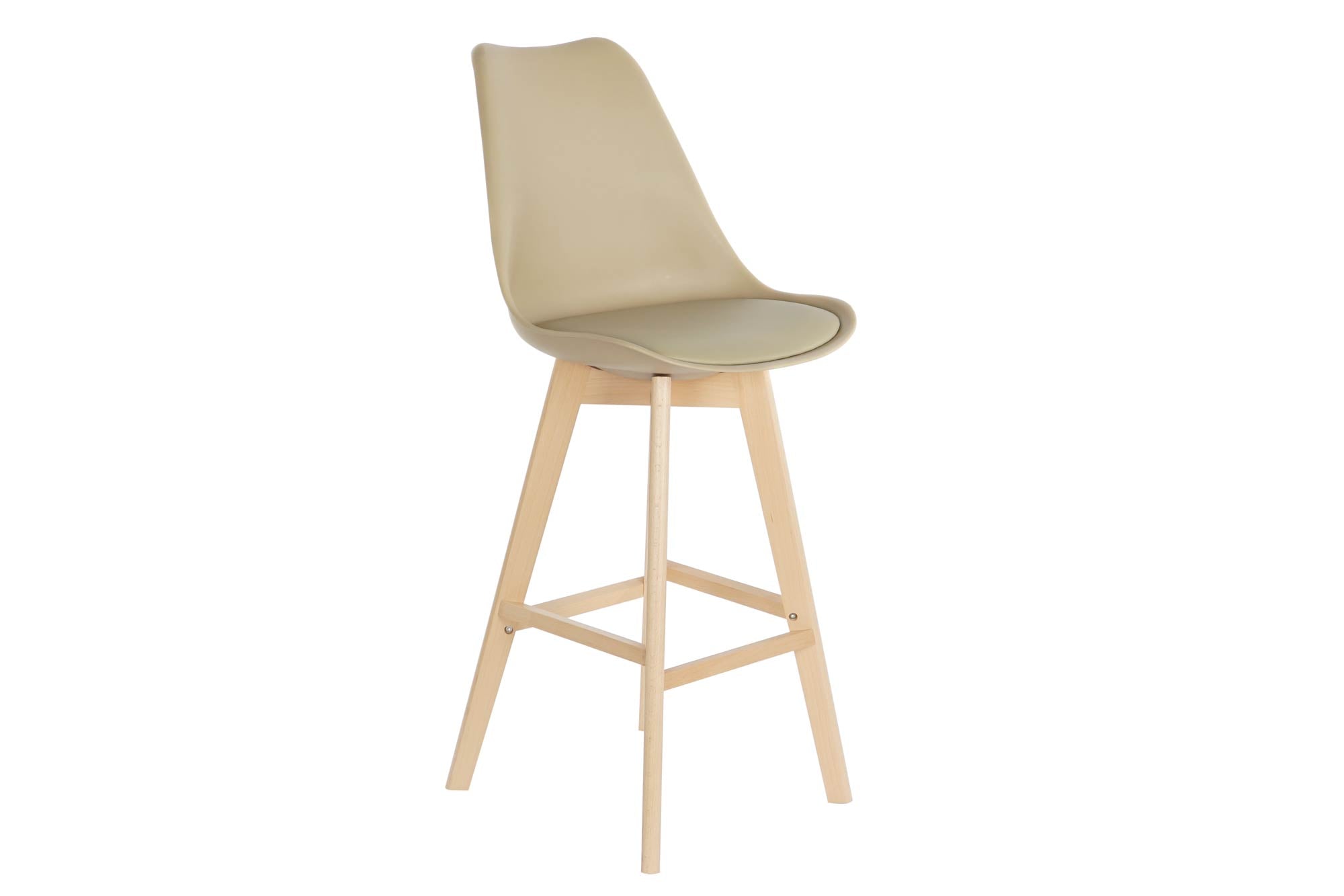 Taburete Haya Pu 48,5X55X109 Beige