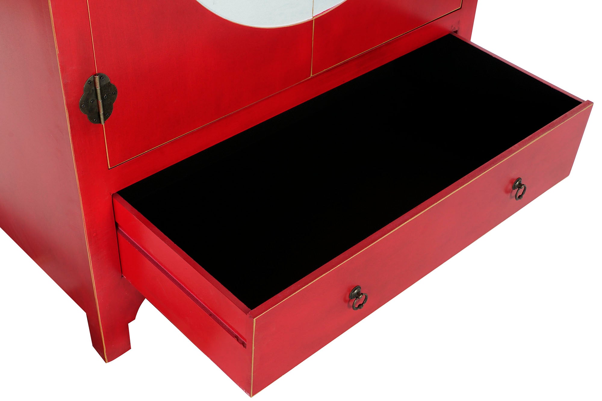 Guarda-roupa Fir MDF 85,5X50,5X186,2 45,00 Vermelho