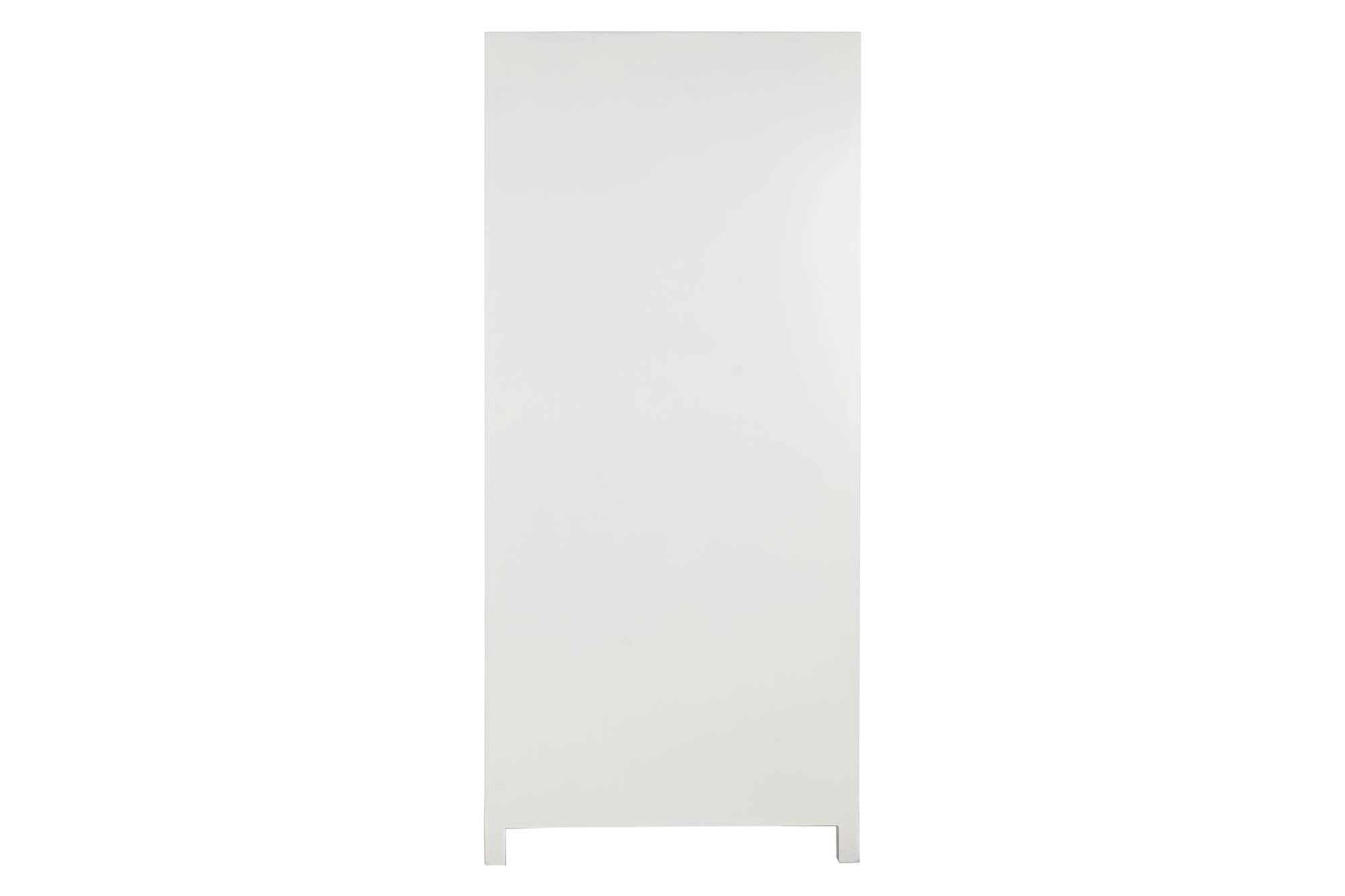 Armario Abeto Mdf 85,5X50,5X186,2 Blanco