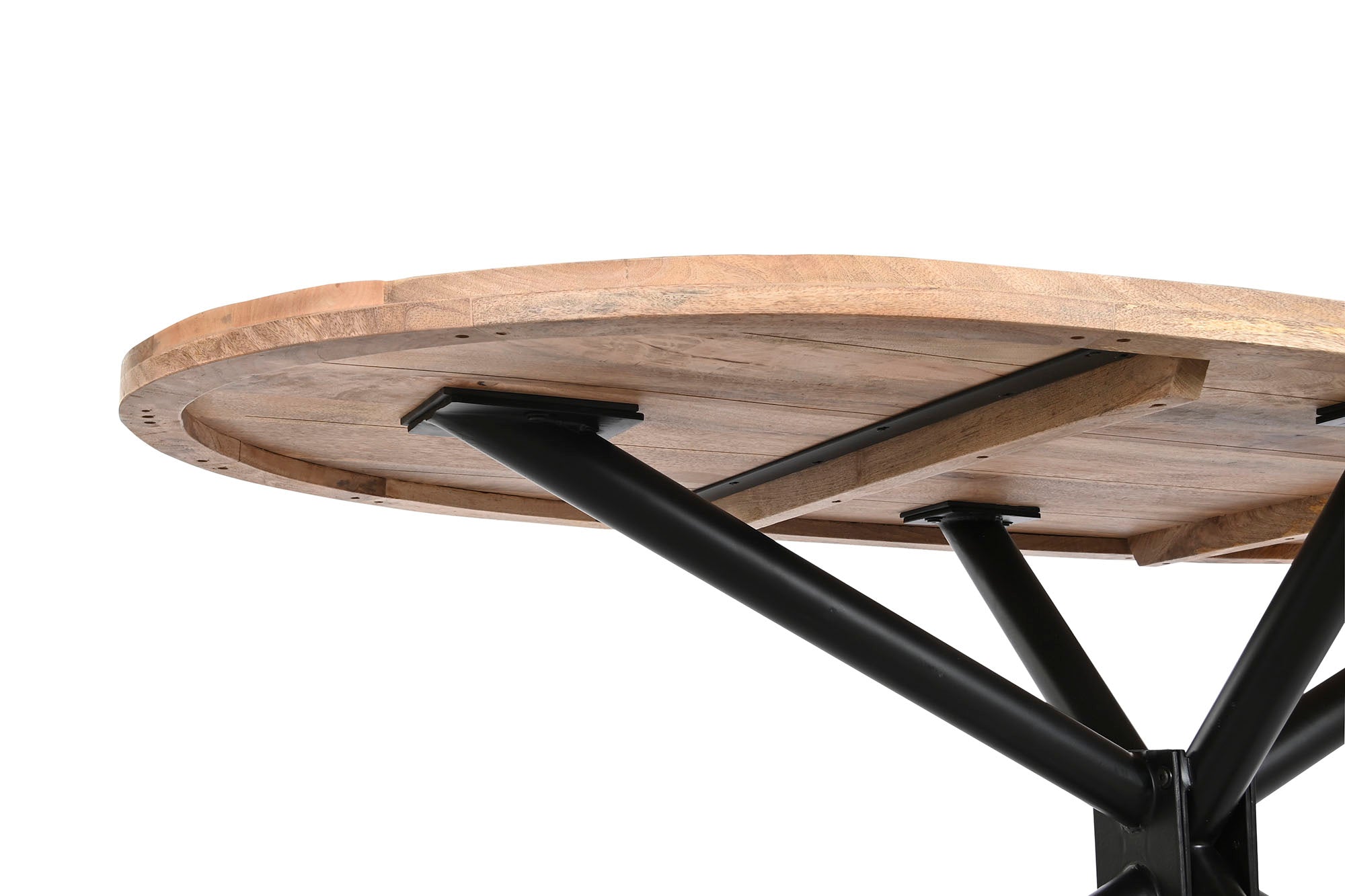 Mesa Comedor Metal Mango 200X100X76 28,80 Natural