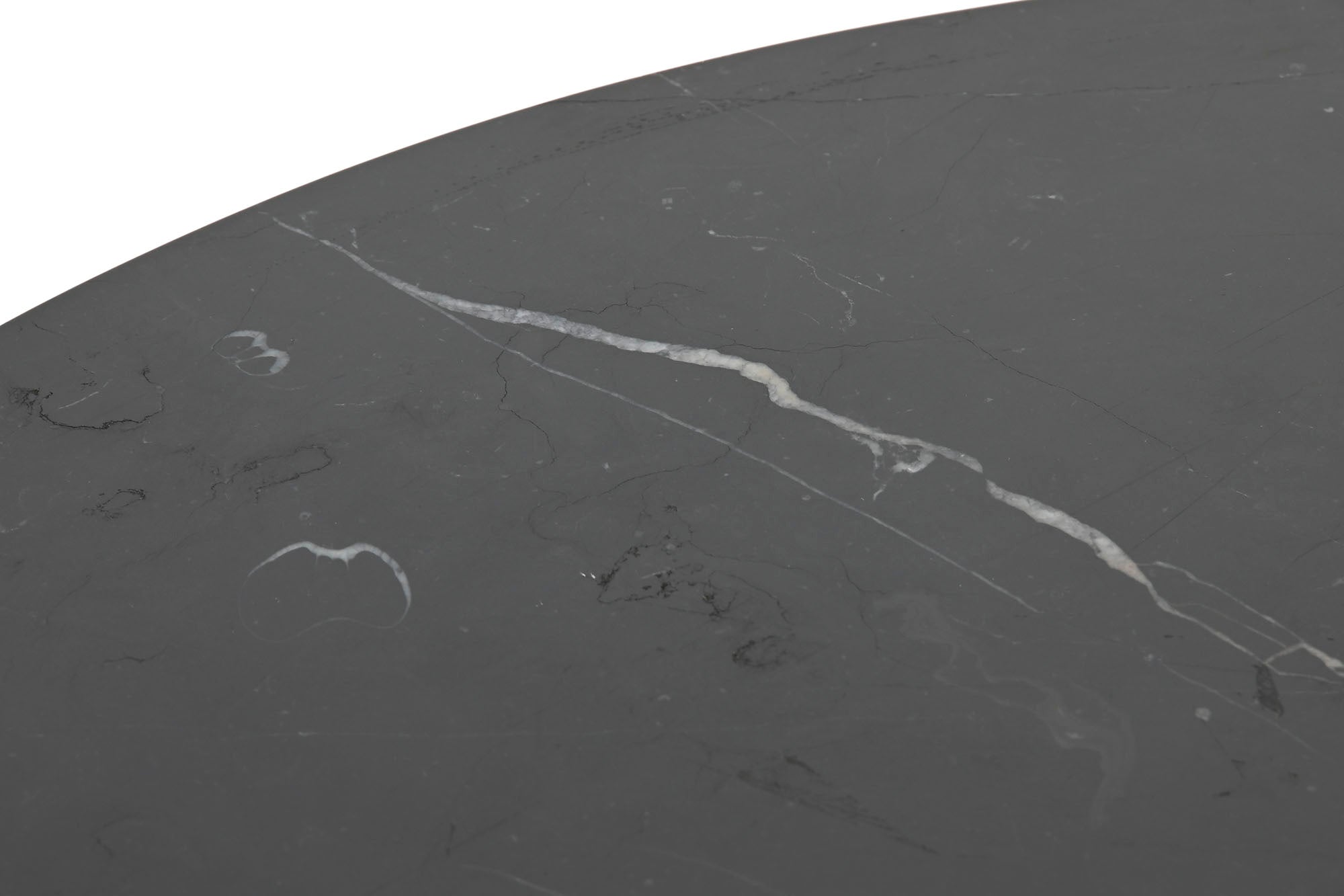 Mesa Centro Marmol Madera 80X80X42 Negro