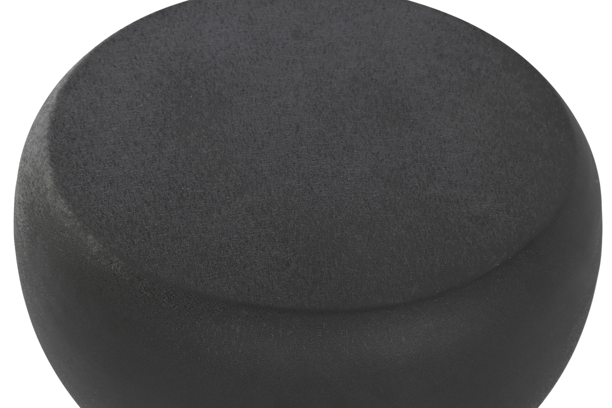 Iron Side Table 51x51x44 Rough Black