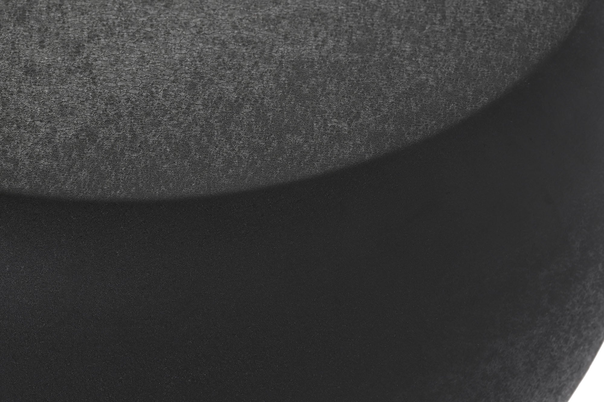 Iron Side Table 51x51x44 Rough Black