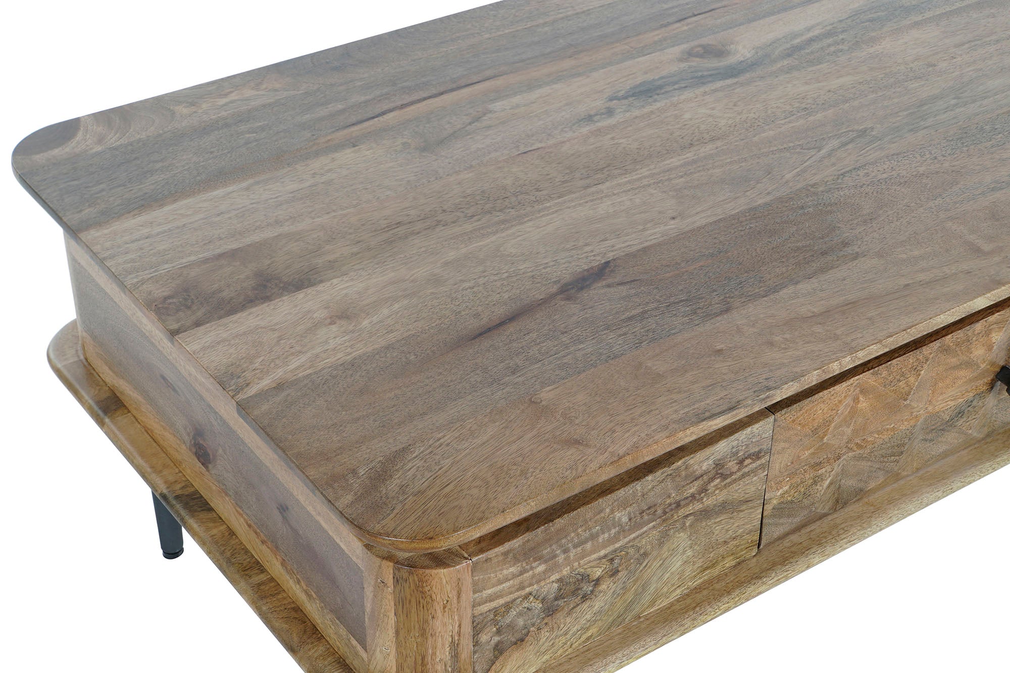 Mesa de Centro de Metal Mango 116X60X46 Natural