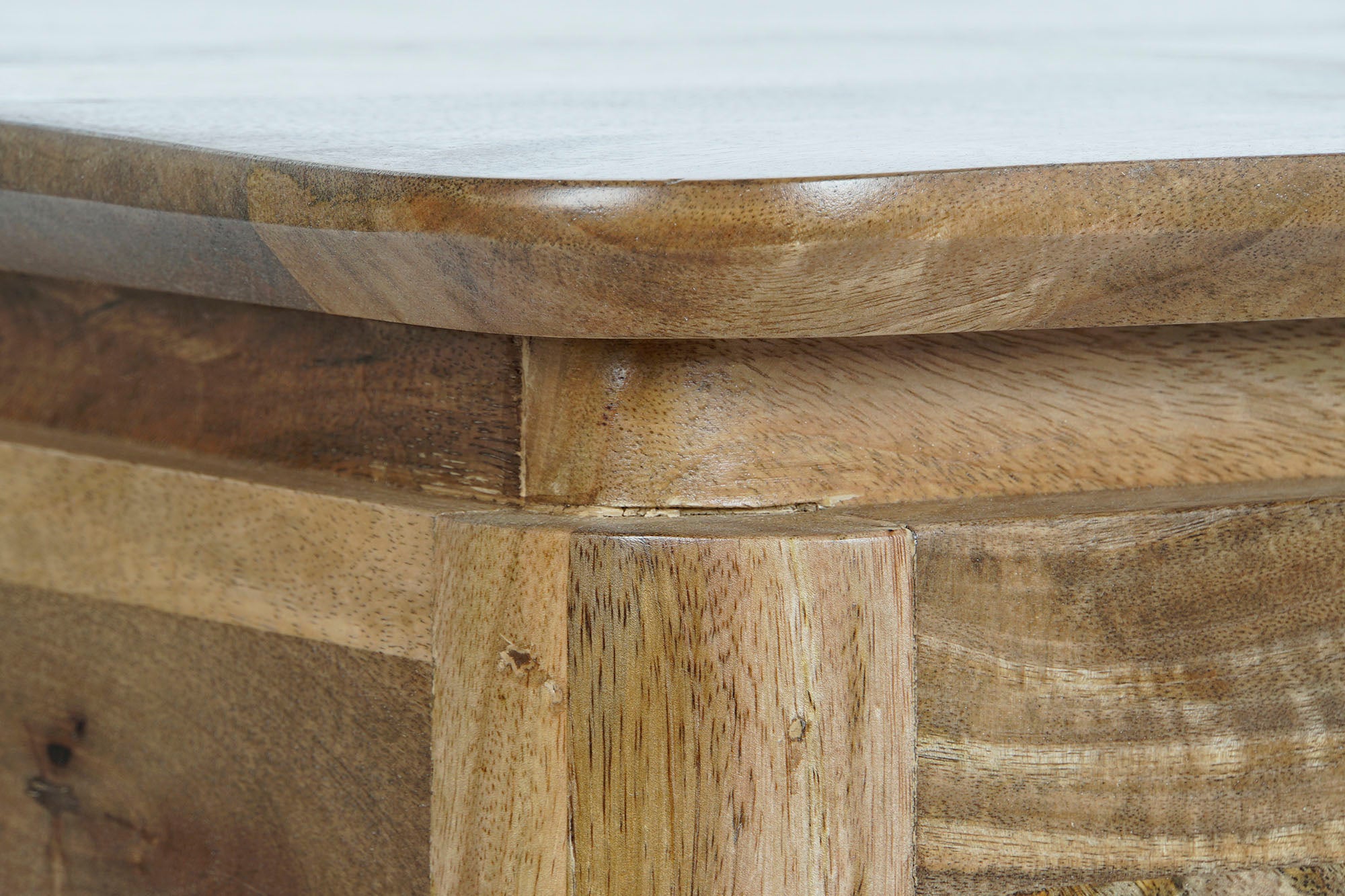 Mesa de Centro de Metal Mango 116X60X46 Natural