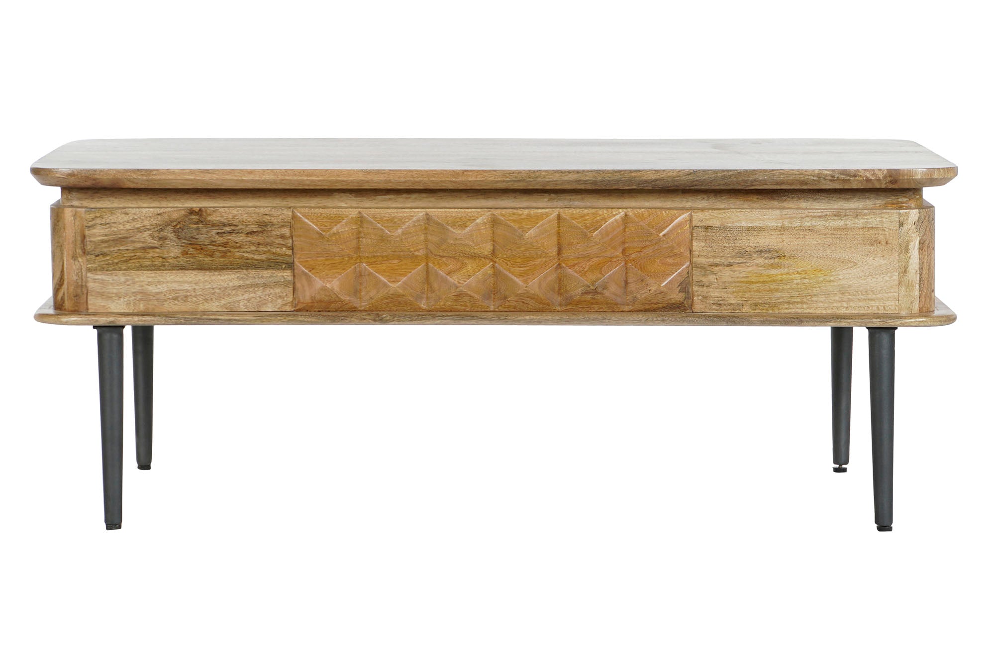 Mesa de Centro de Metal Mango 116X60X46 Natural