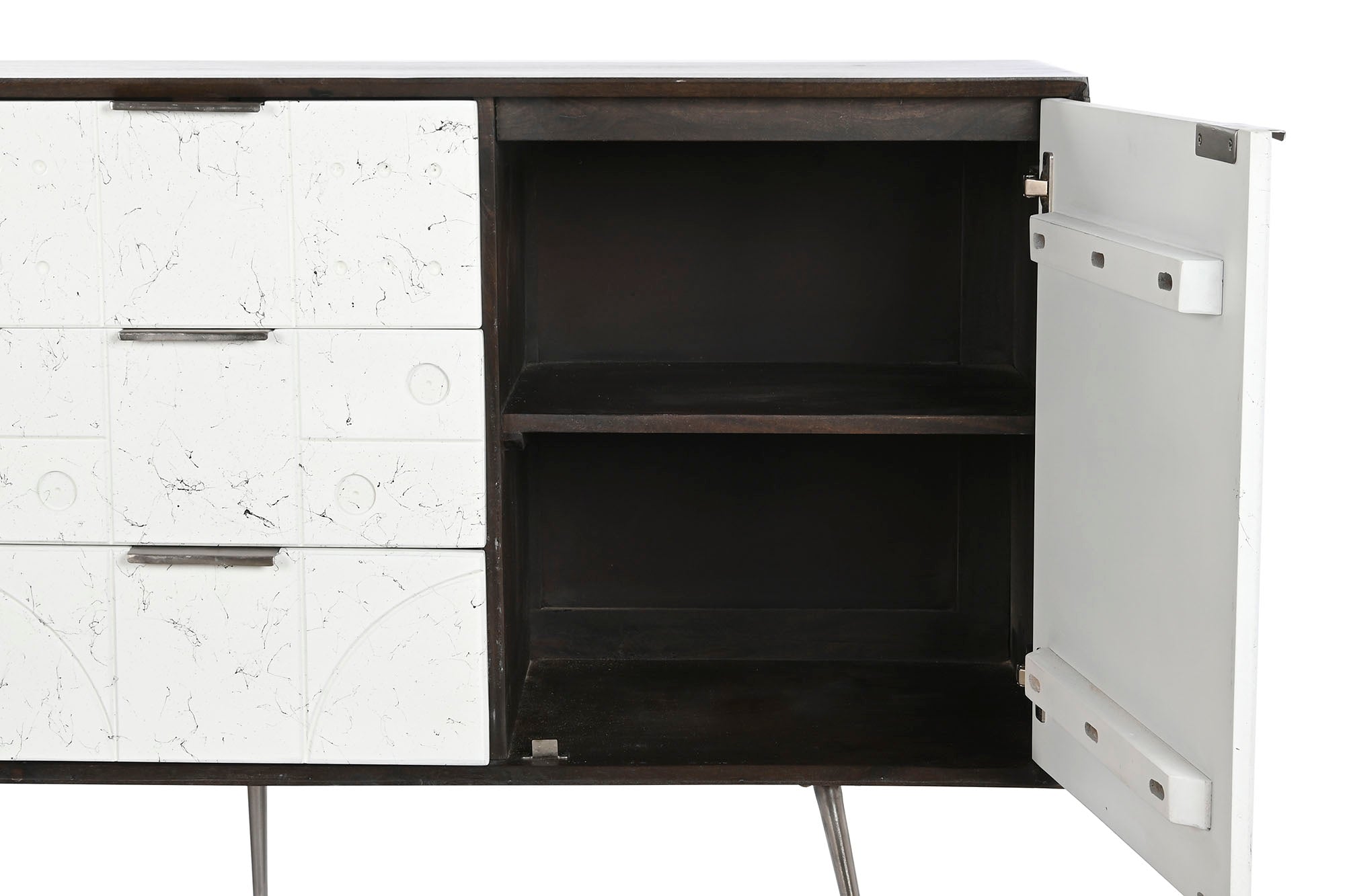 Puxador de Buffet 150X43X80 Marrom Escuro