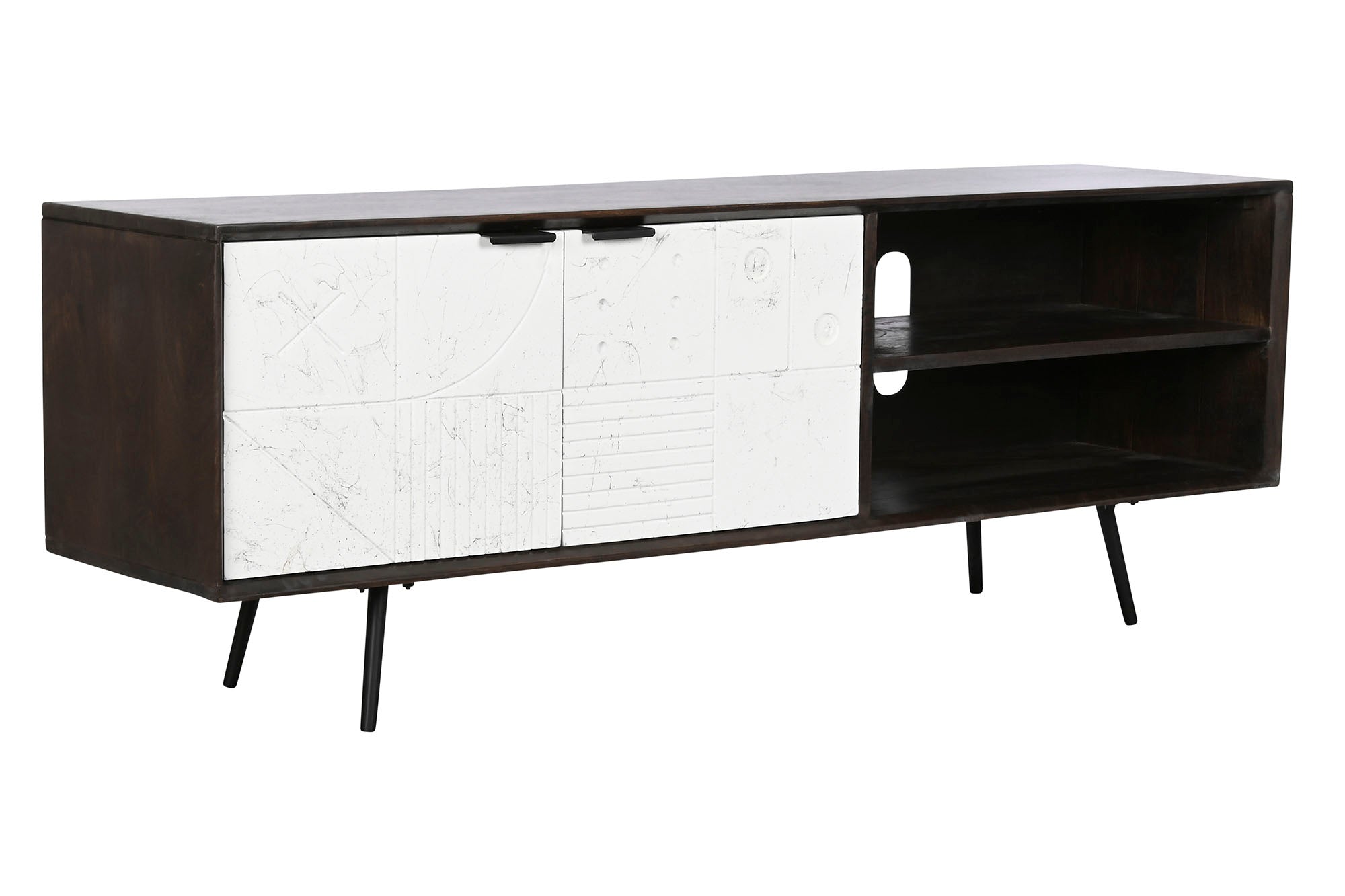 Móvel TV Mango 140x35x50 Marrom Escuro