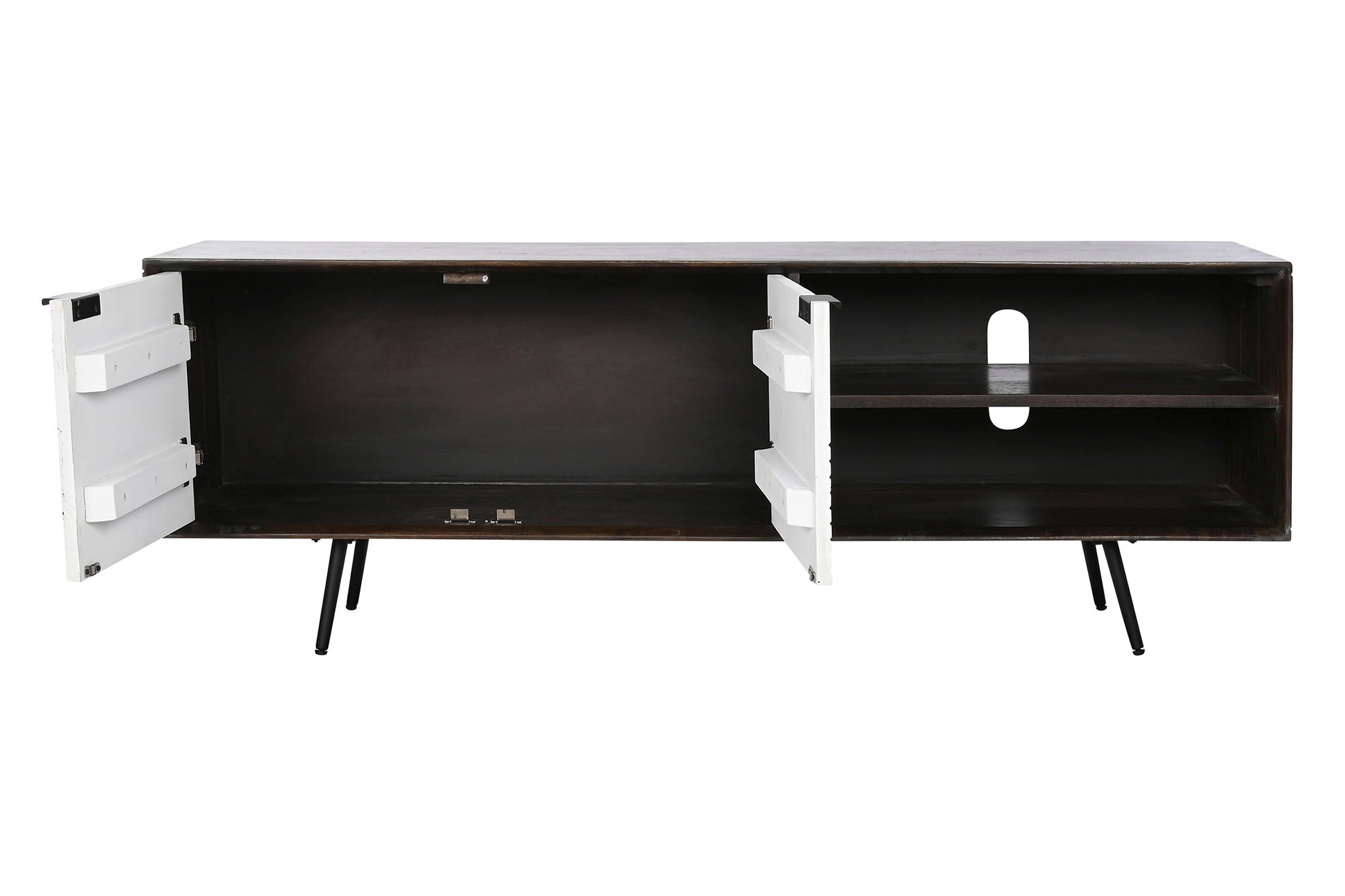 Móvel TV Mango 140x35x50 Marrom Escuro