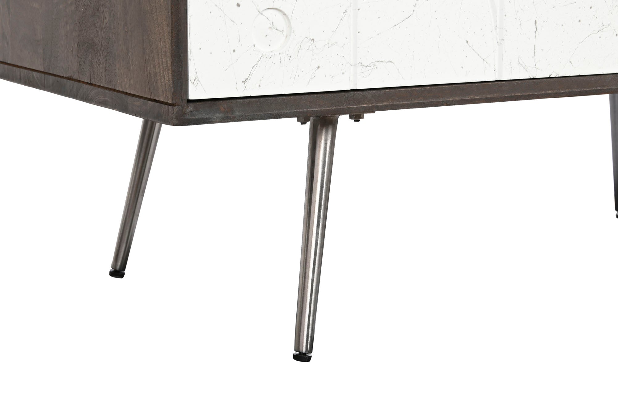 Aparador de metal Mango 90X43X82 Branco