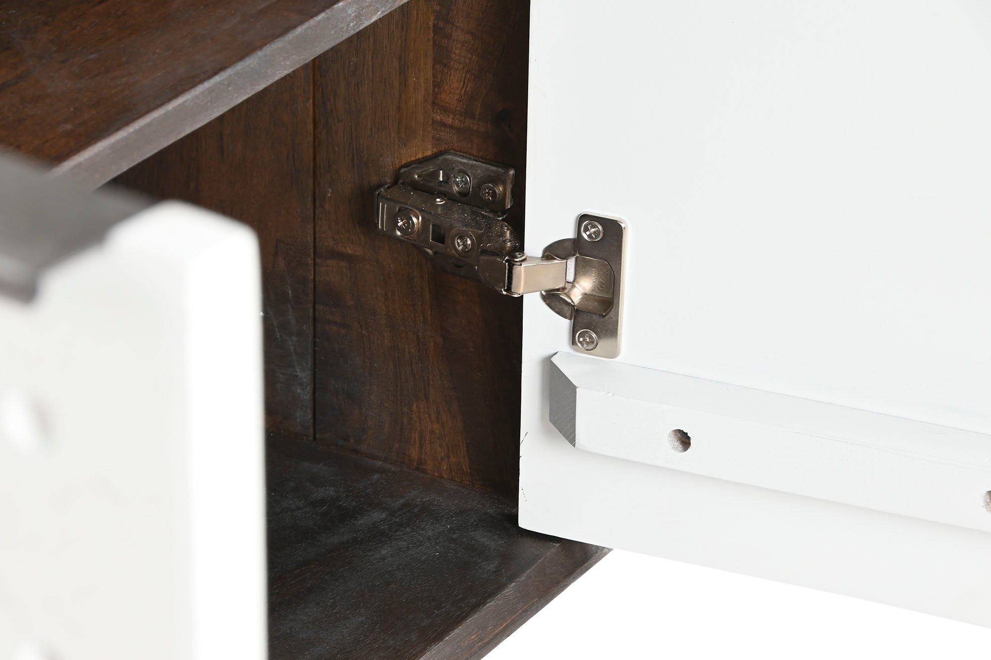Aparador de metal Mango 90X43X82 Branco