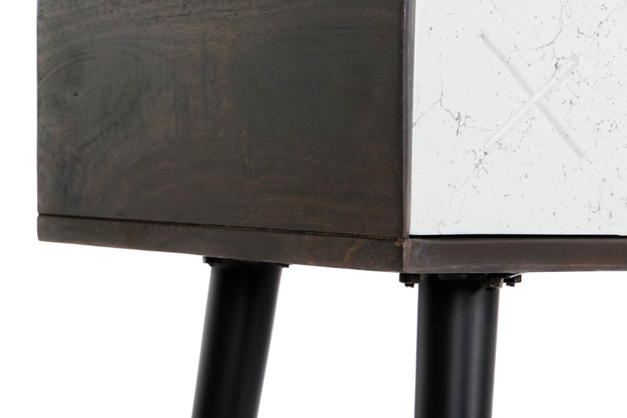 Mango Metal Console 105X35X77 White