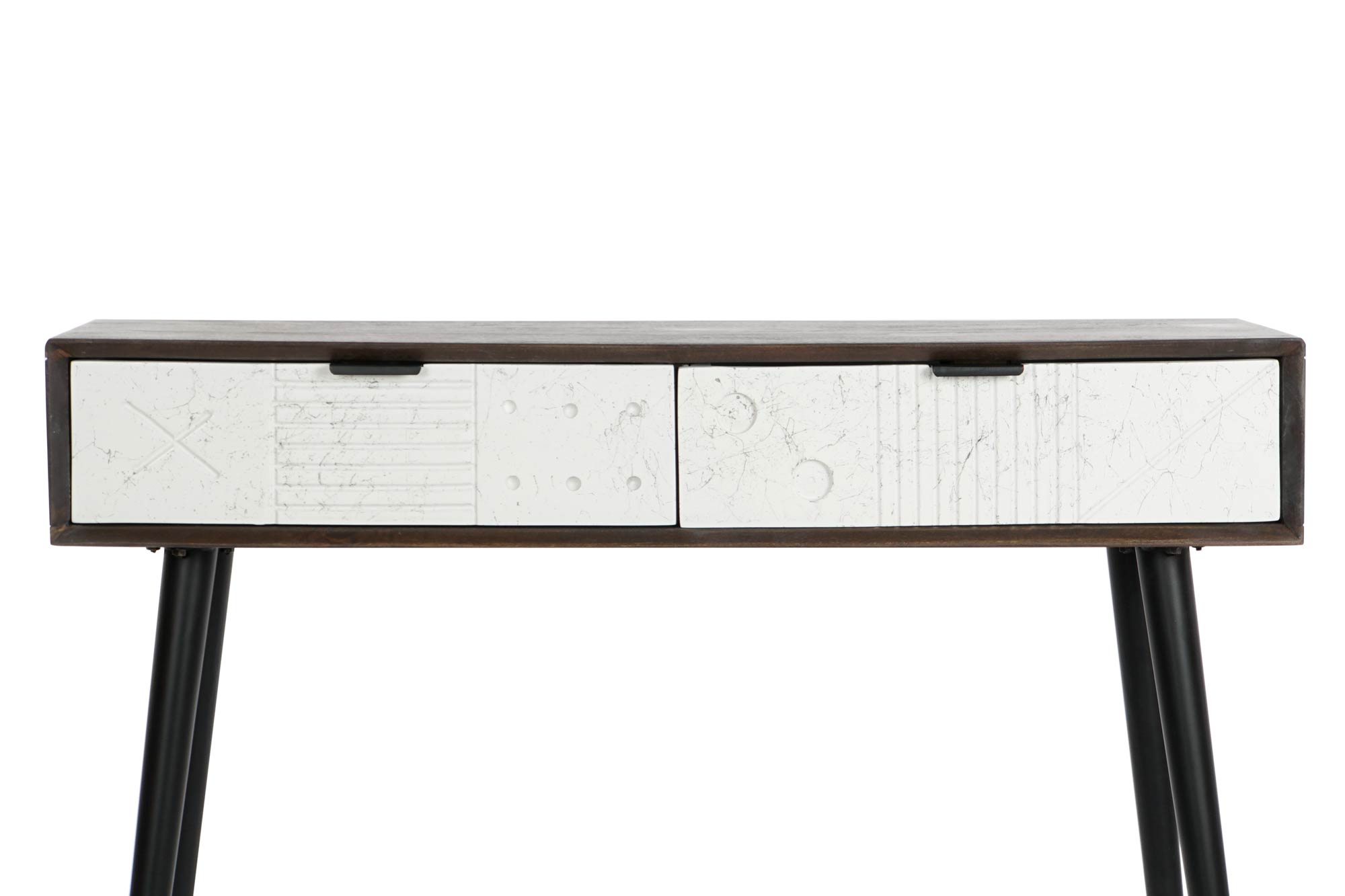 Consola Mango Metal 105X35X77 Blanco